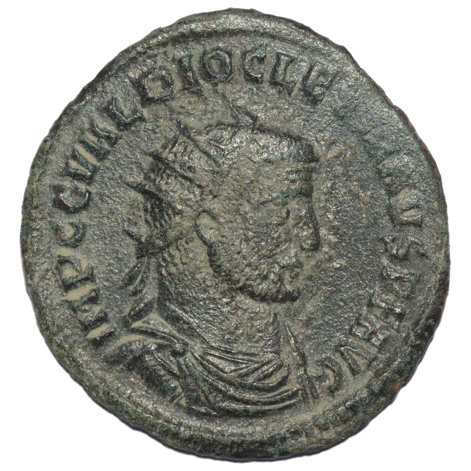 Diocletian 284 - 305AD AE Antoninianus. Victory - Premium Ancient Coins - none