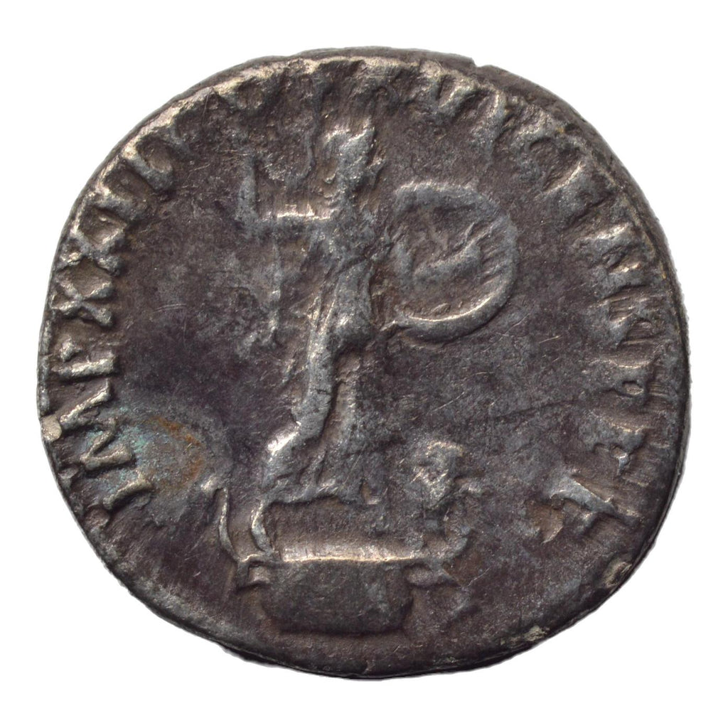 Dmitian Domitian 81-96AD AR Denarius. Rome. Minerva