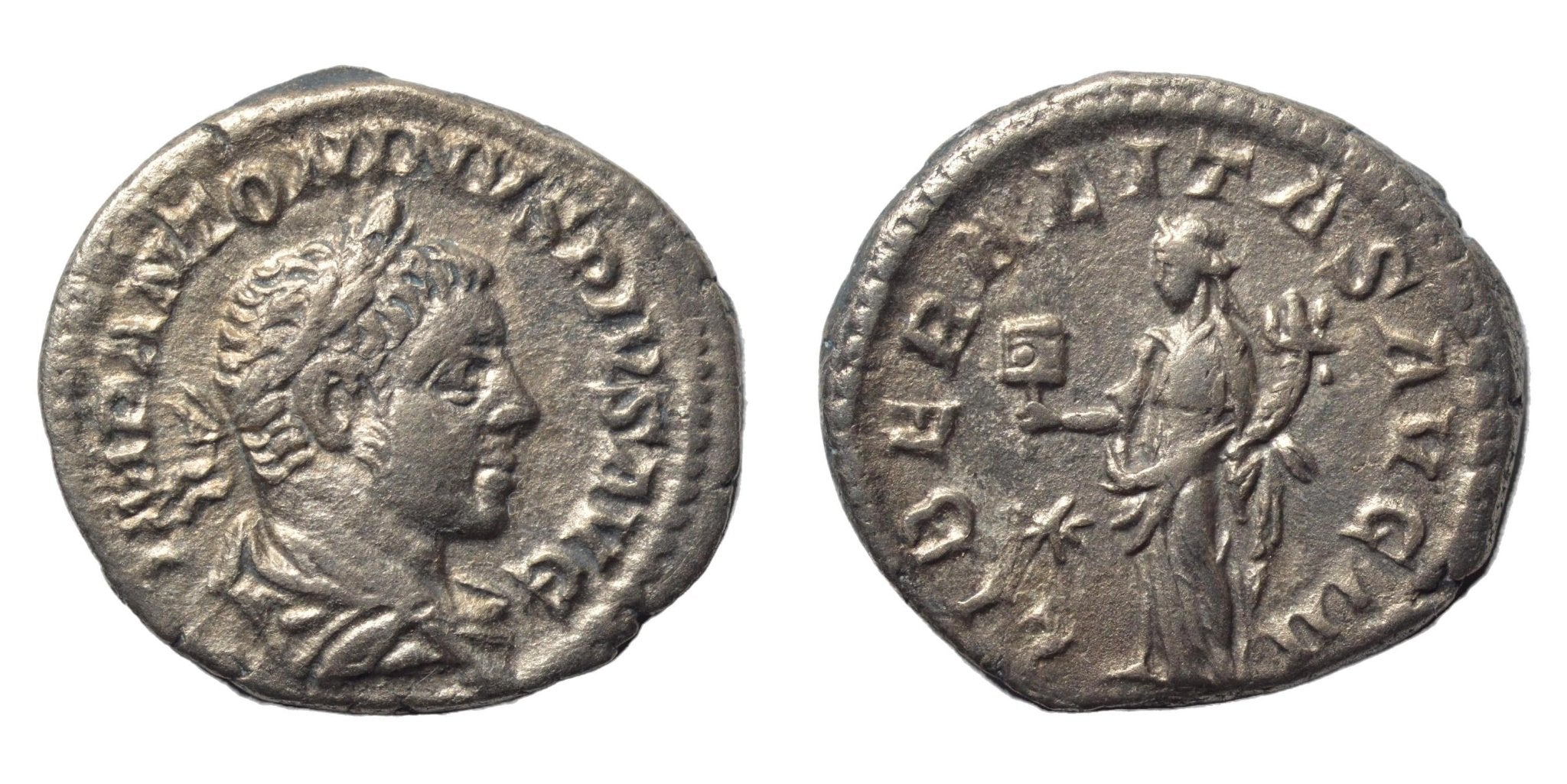 Elagabalus 218-222AD AR Denarius. Rome. Liberalitas - Premium Ancient Coins - denarius
