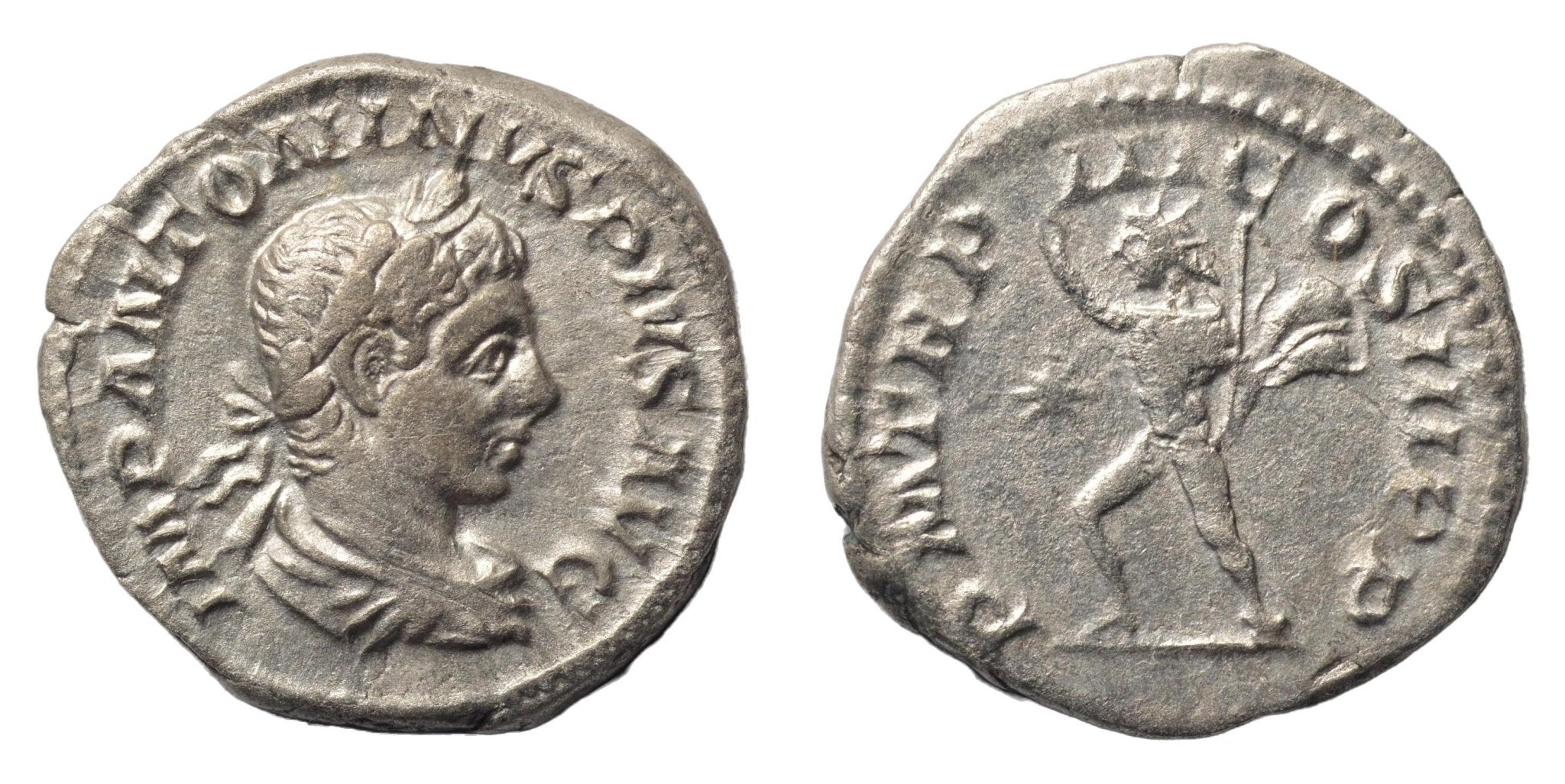 Elagabalus 218-222AD AR Denarius. Rome. Sol - Premium Ancient Coins - denarius
