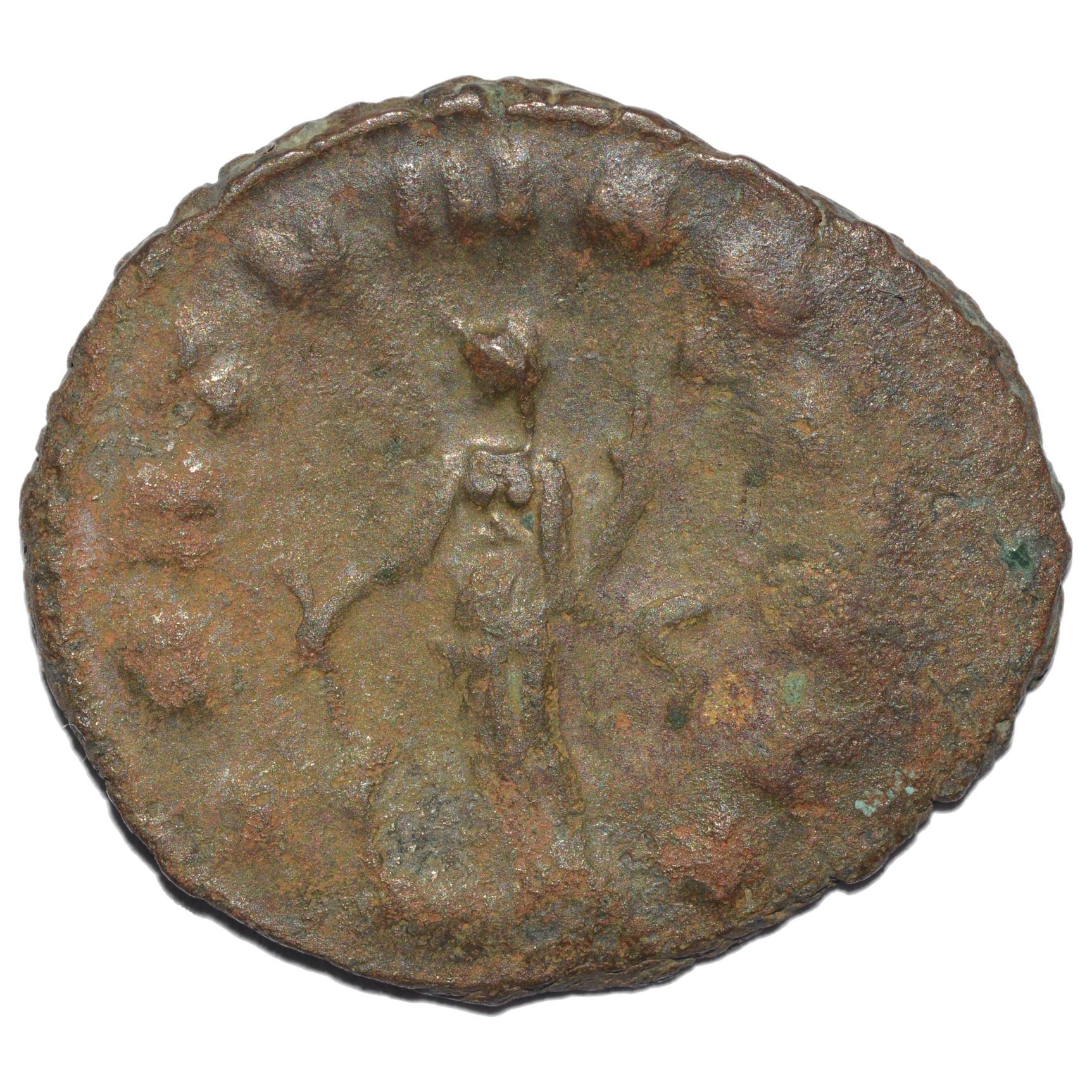 Gallienus 260 - 268AD AE Antoninianus. Fortuna - Premium Ancient Coins - none