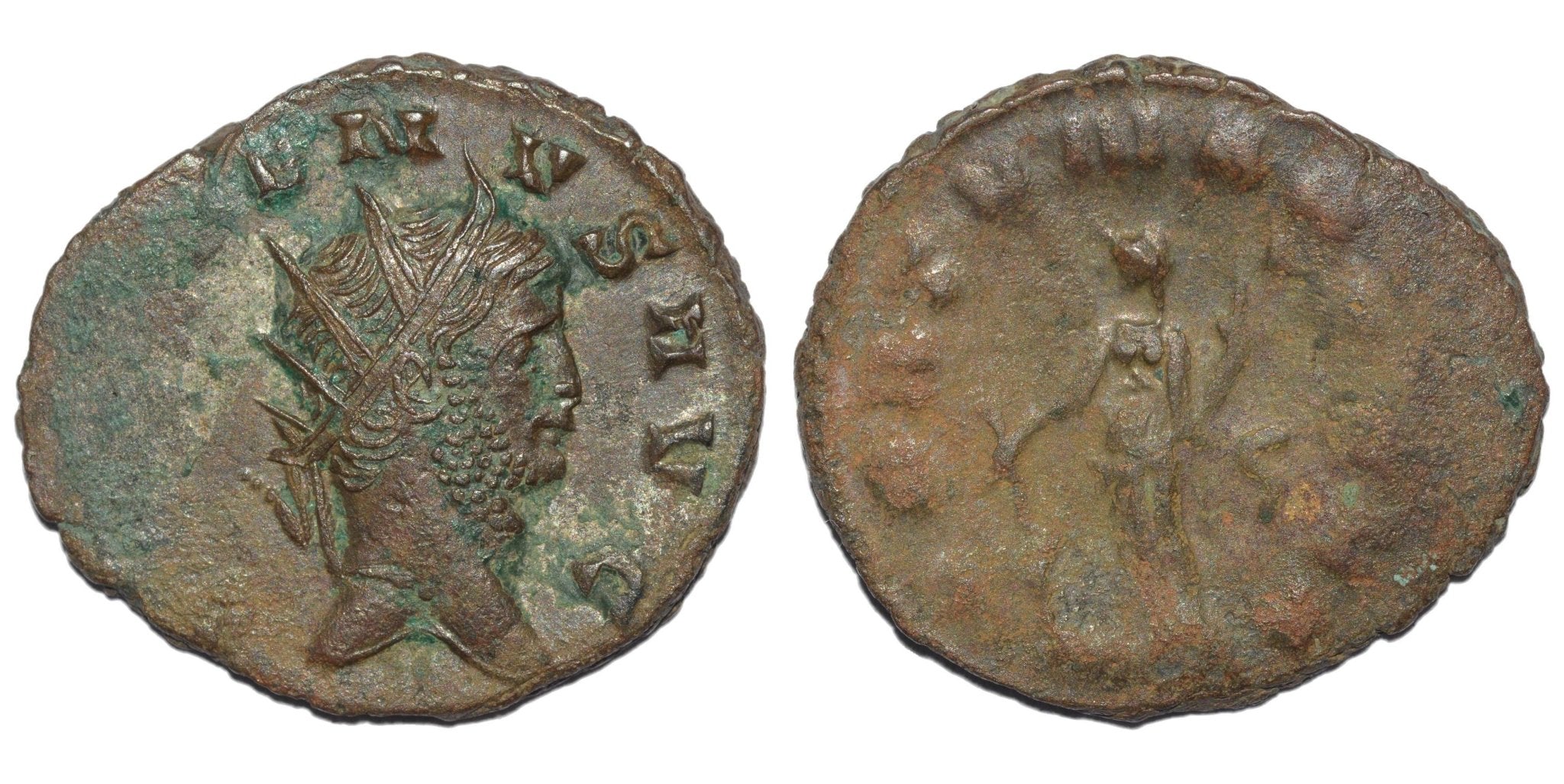 Gallienus 260 - 268AD AE Antoninianus. Fortuna - Premium Ancient Coins - none
