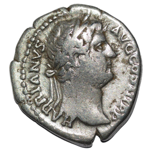 Hadrian 117-138AD AR Denarius. Roma Felix