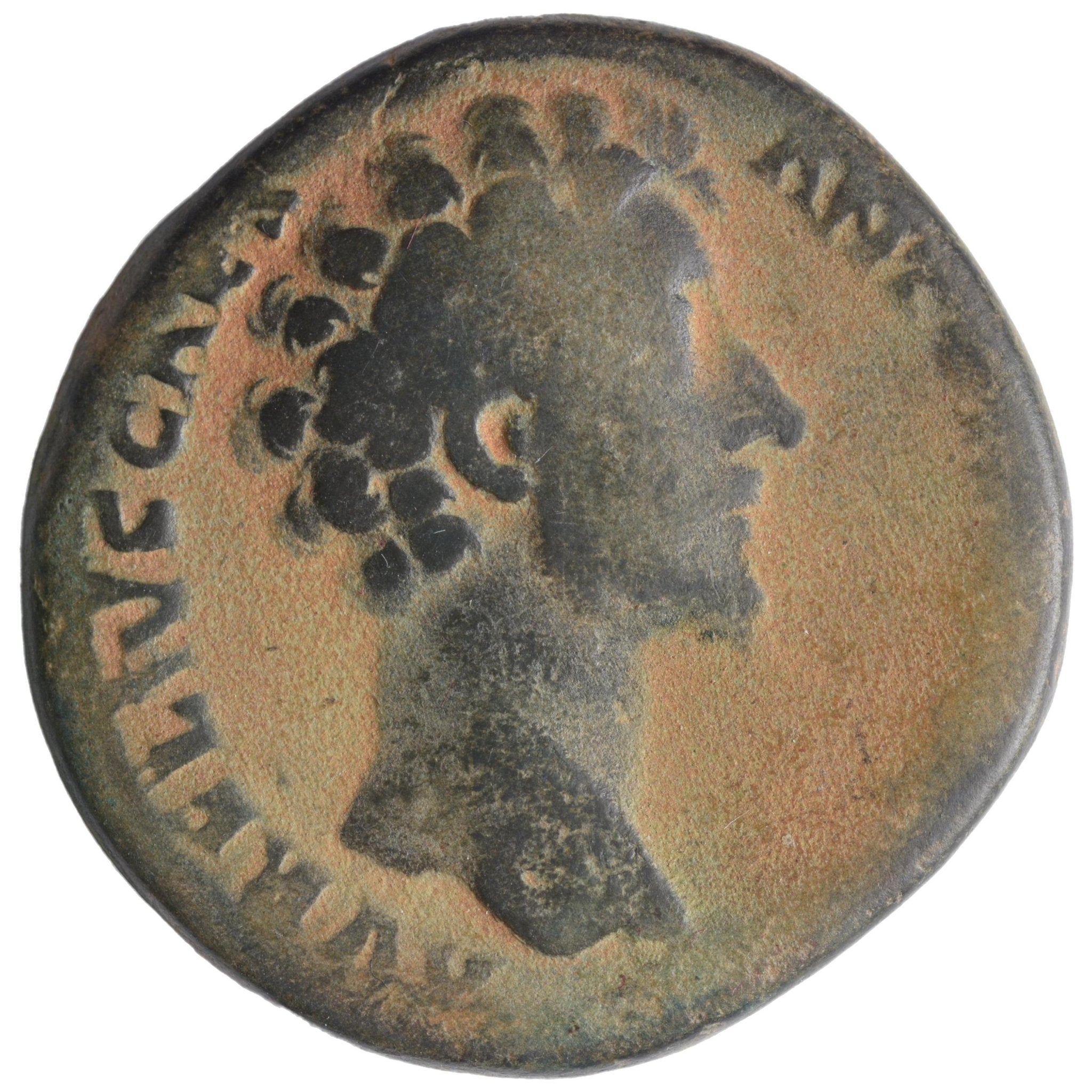 Marcus Aurelius 156 - 157AD. AE Sestertius. Fortuna standing left - Premium Ancient Coins - Sestertius