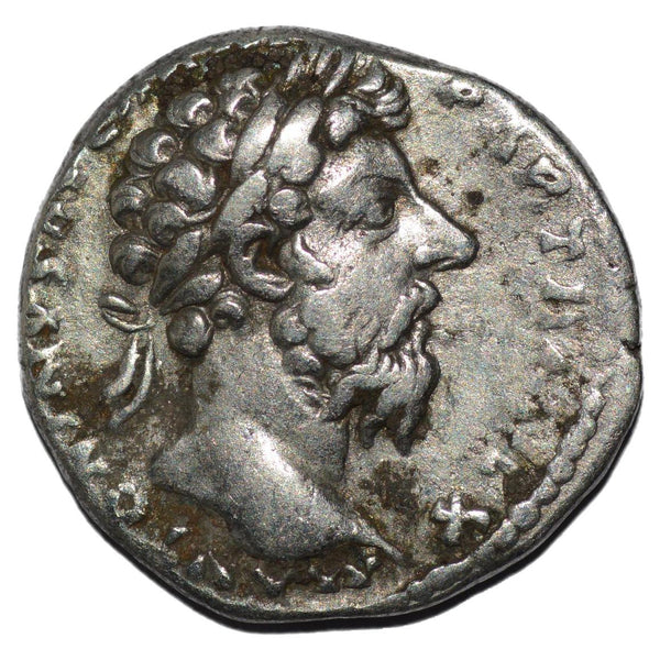Marcus Aurelius 161-180AD AR  Denarius. Rome. Fortuna
