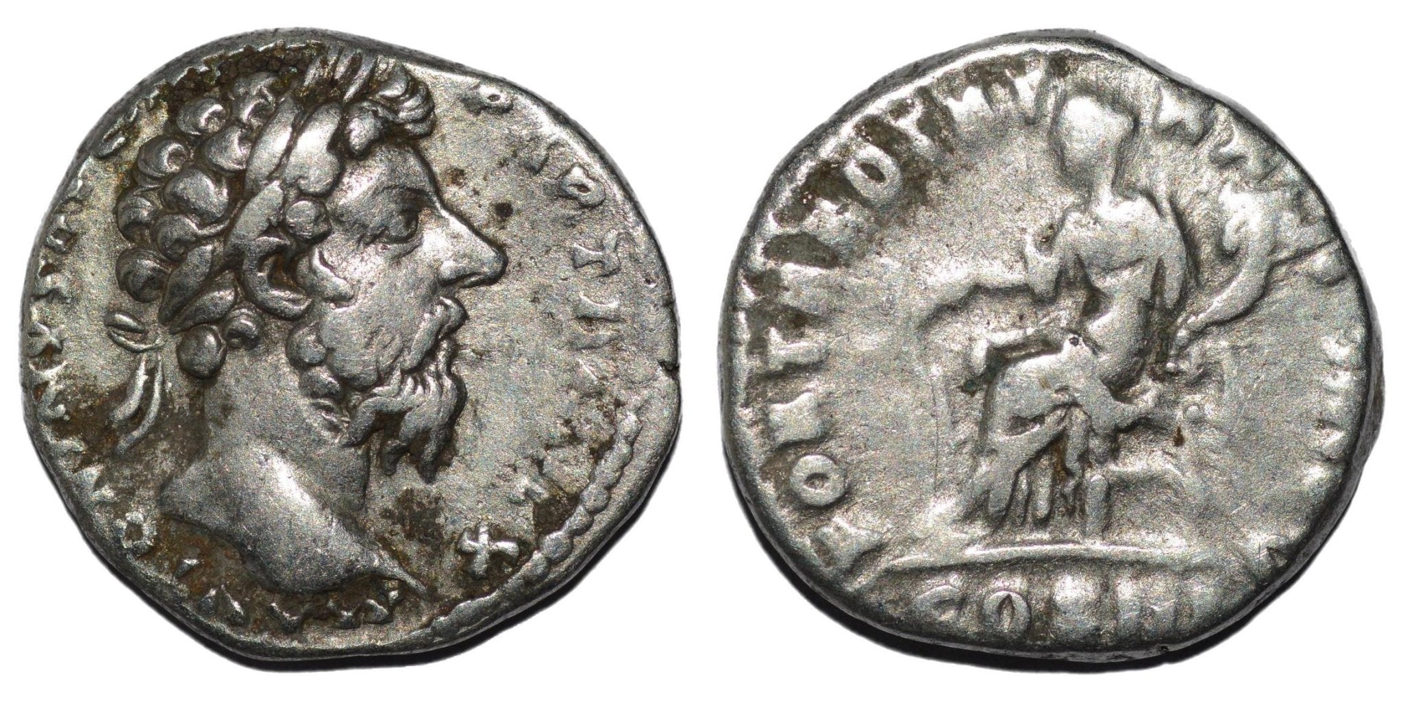 Marcus Aurelius 161 - 180AD AR Denarius. Rome. Fortuna - Premium Ancient Coins - Denarius