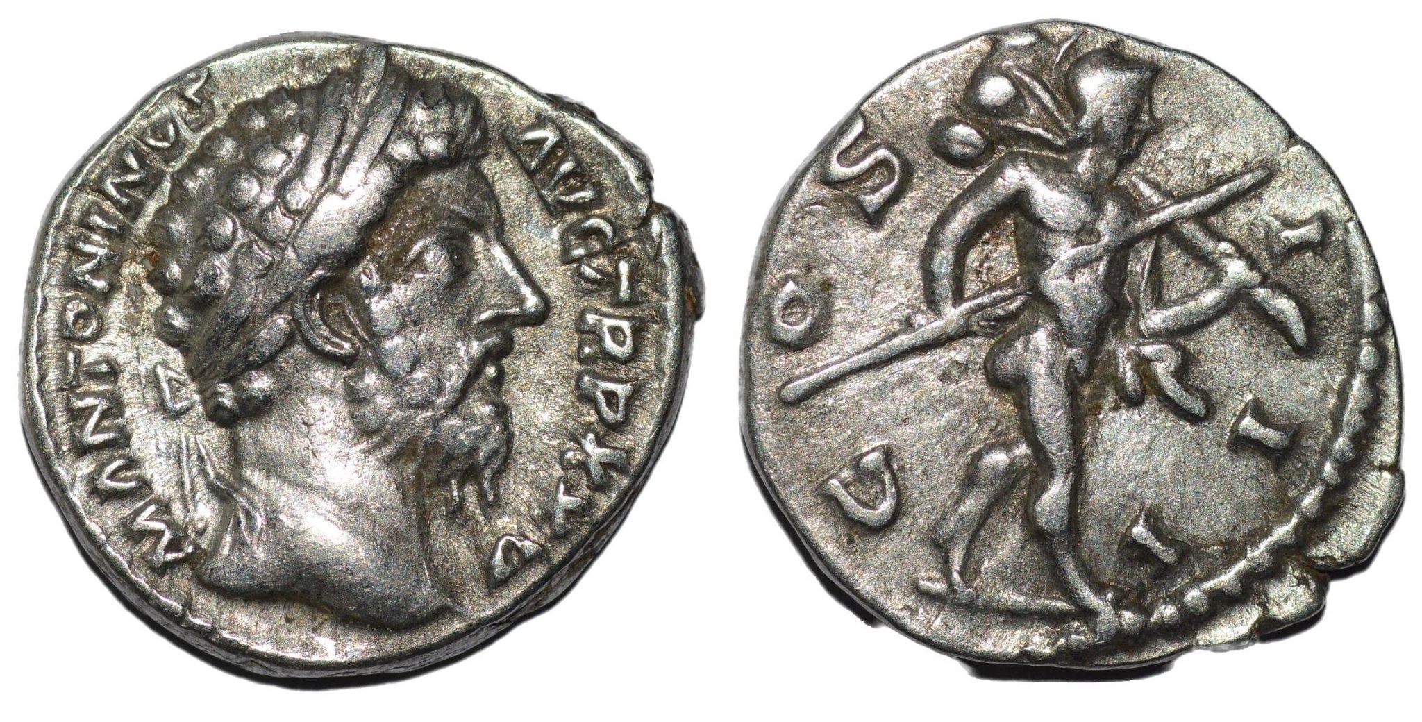 Marcus Aurelius 161 - 180AD AR Denarius. Rome. Mars - Premium Ancient Coins - Denarius