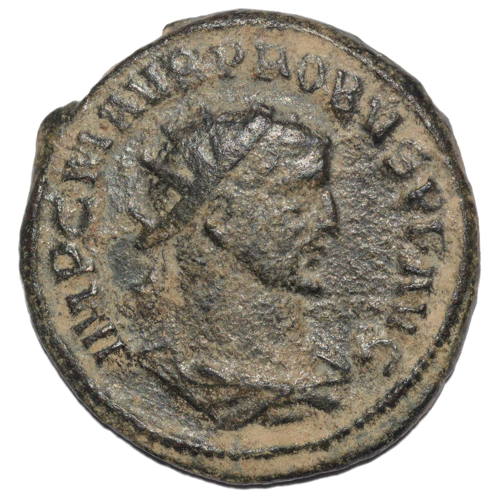 Probus 276 - 282AD AE Antoninianus. Clementia. Uncleaned - Premium Ancient Coins - none