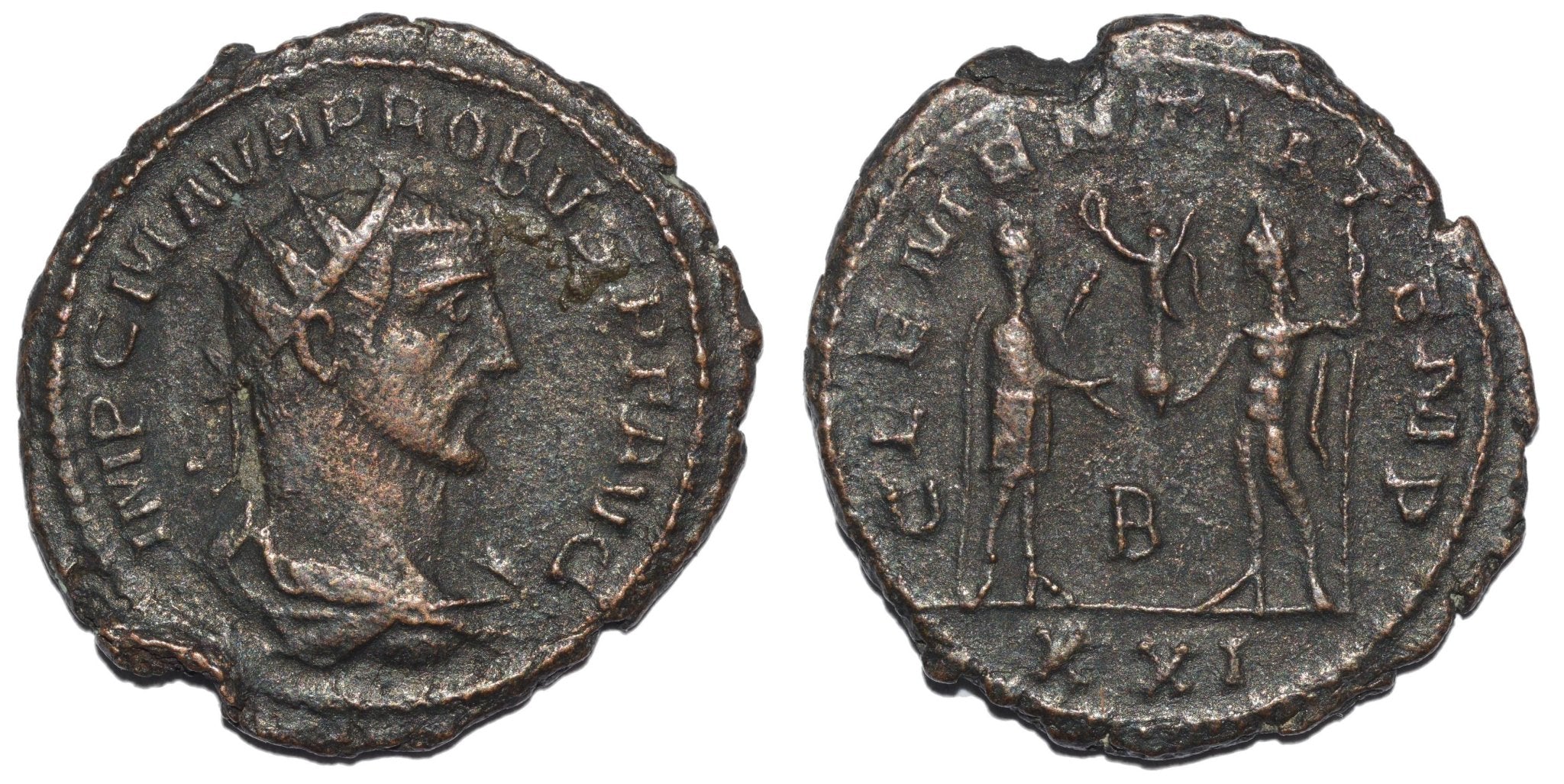 Probus 276 - 282AD AE Antoninianus. Clementia - Premium Ancient Coins - none