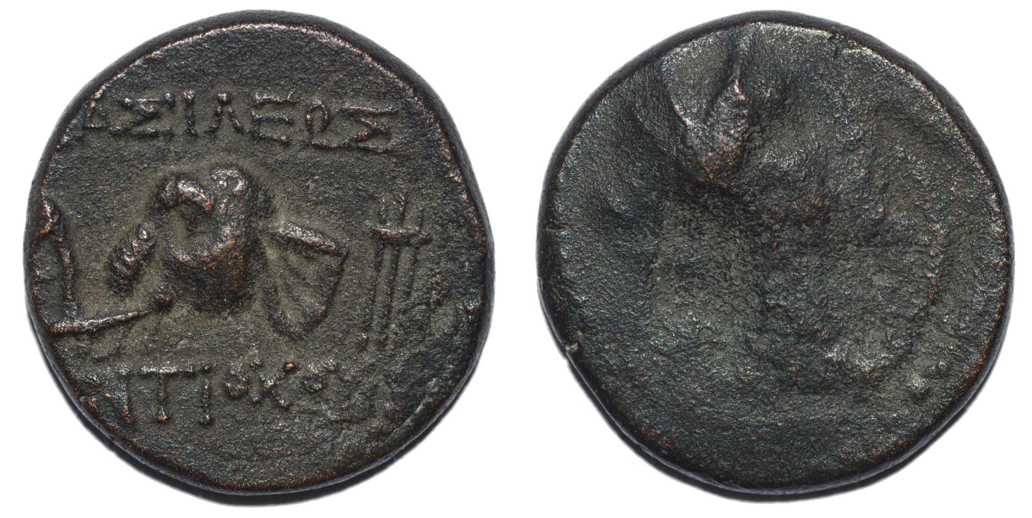 Seleukid Kingdom. 175 - 164BC Antiochos IV AE14 Elephant - Premium Ancient Coins - none