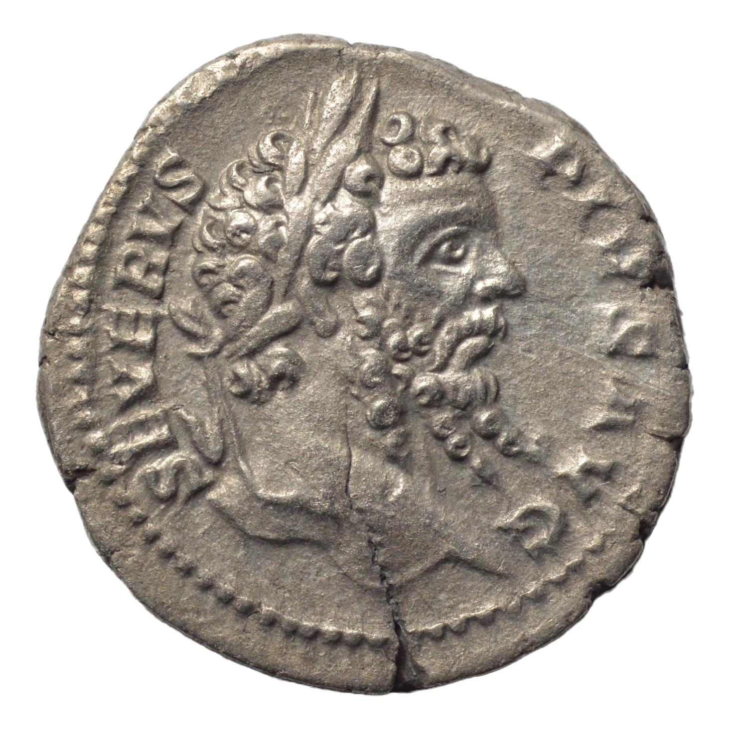 Septimius Severus 193 - 211AD AR Denarius. Rome. Restitutor - Premium Ancient Coins - Denarius