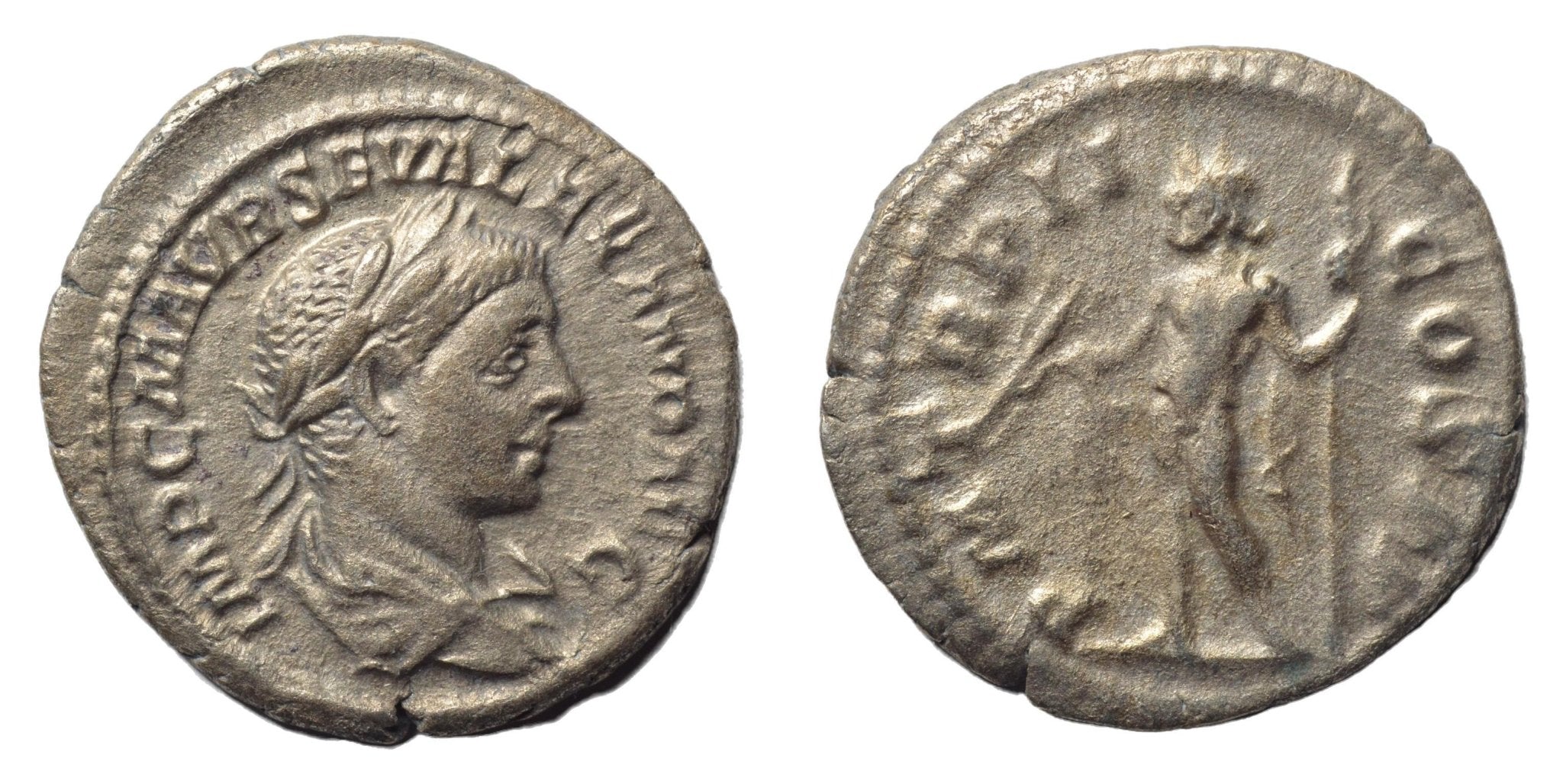 Severus Alexander 222-235AD AR Denarius. Rome. - Premium Ancient Coins - denarius