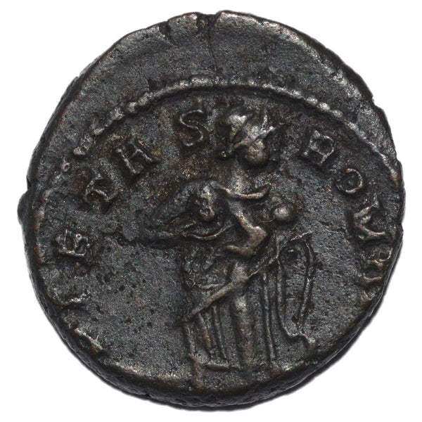 Theodora 337-340AD. AE3/4.  Pietas - alternate view