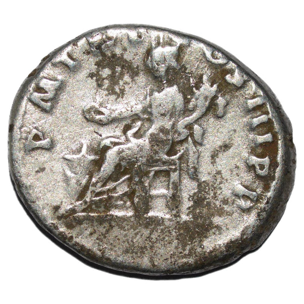 Trajan 98-117AD AR Denarius. Rome. Concordia - alternate view