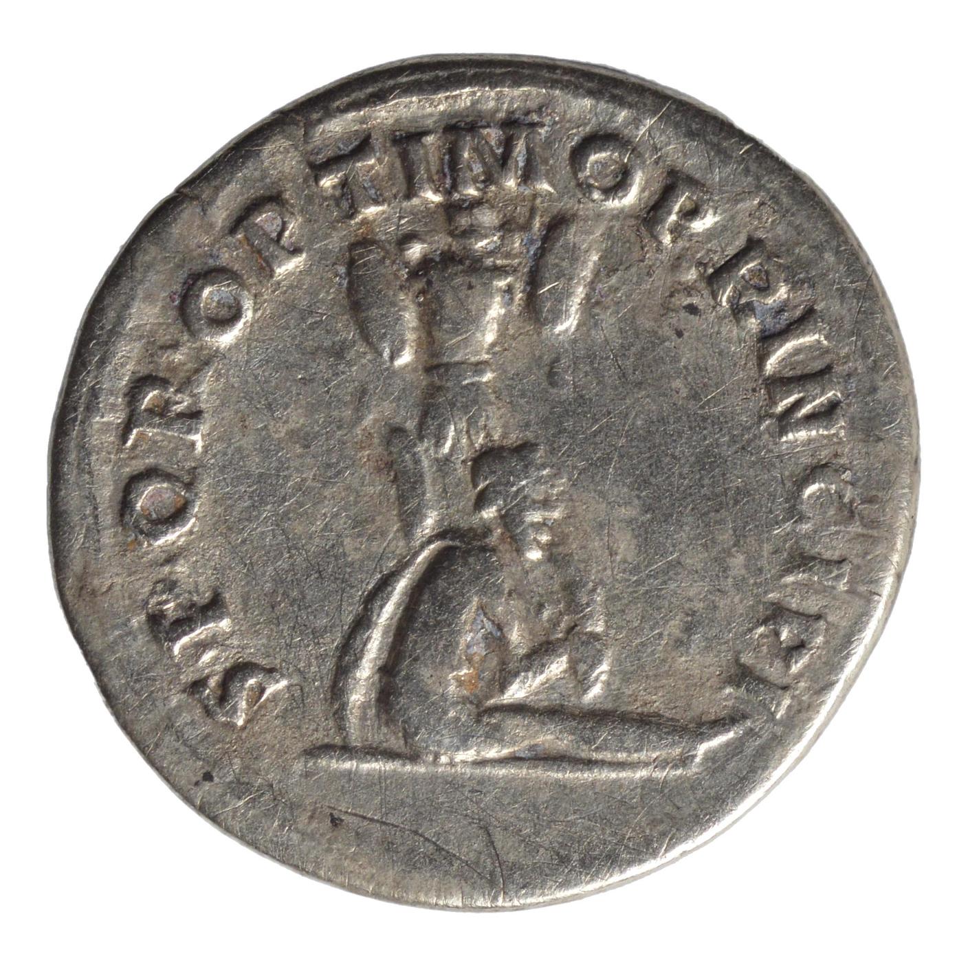Trajan 98-117AD AR Denarius. Rome. Seated Dacian - Premium Ancient Coins - denarius