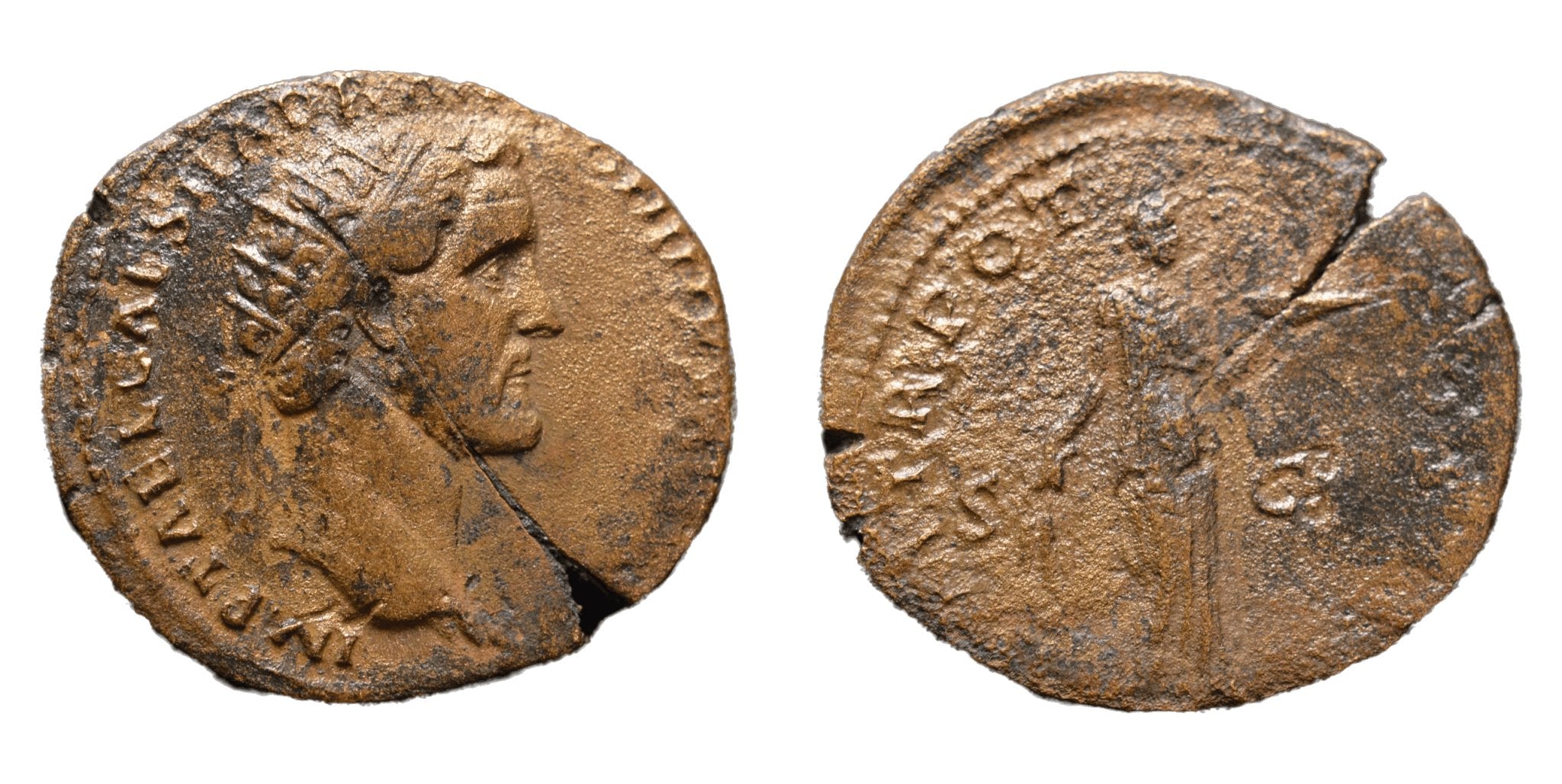 Antoninus Pius 138-161AD AE Dupondis - Fides - Premium Ancient Coins - Dupondis