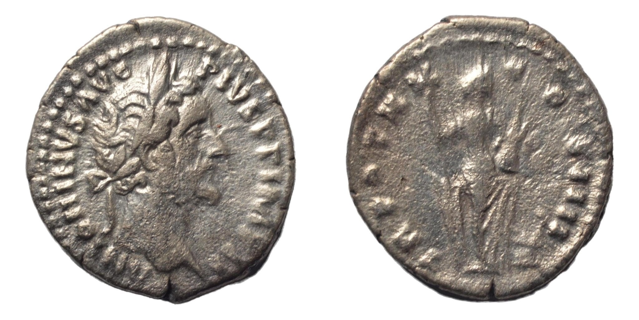 Antoninus Pius 138-161AD AR Denarius. Rome. Pietas - Premium Ancient Coins - denarius