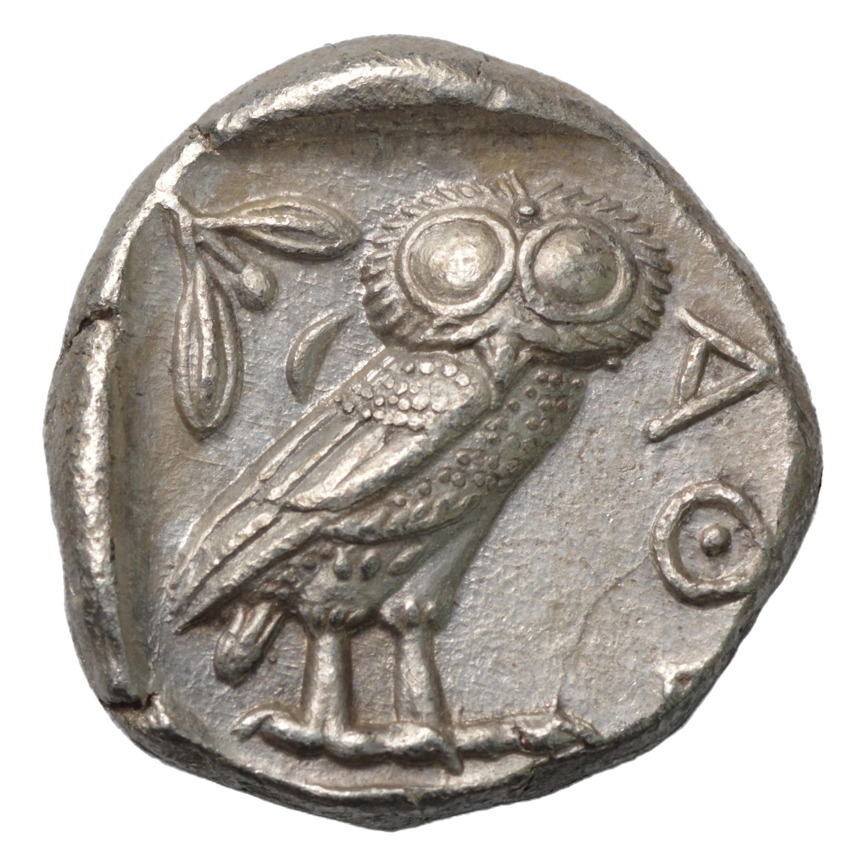 Attica Athens 420-400BC. AR Tetradrachm. Head of Athena & Owl - Premium Ancient Coins - Tetradrachm