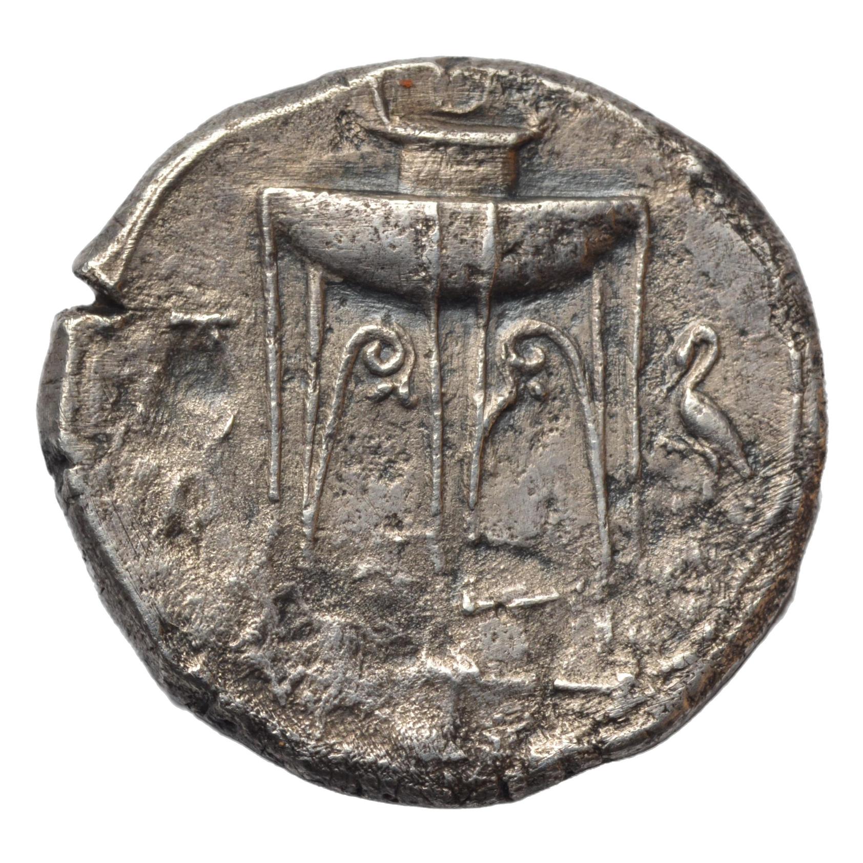 Bruttium. Kroton. 350-300BC AR Silver Nomos. Eagle with Hare. - Premium Ancient Coins - Didrachm