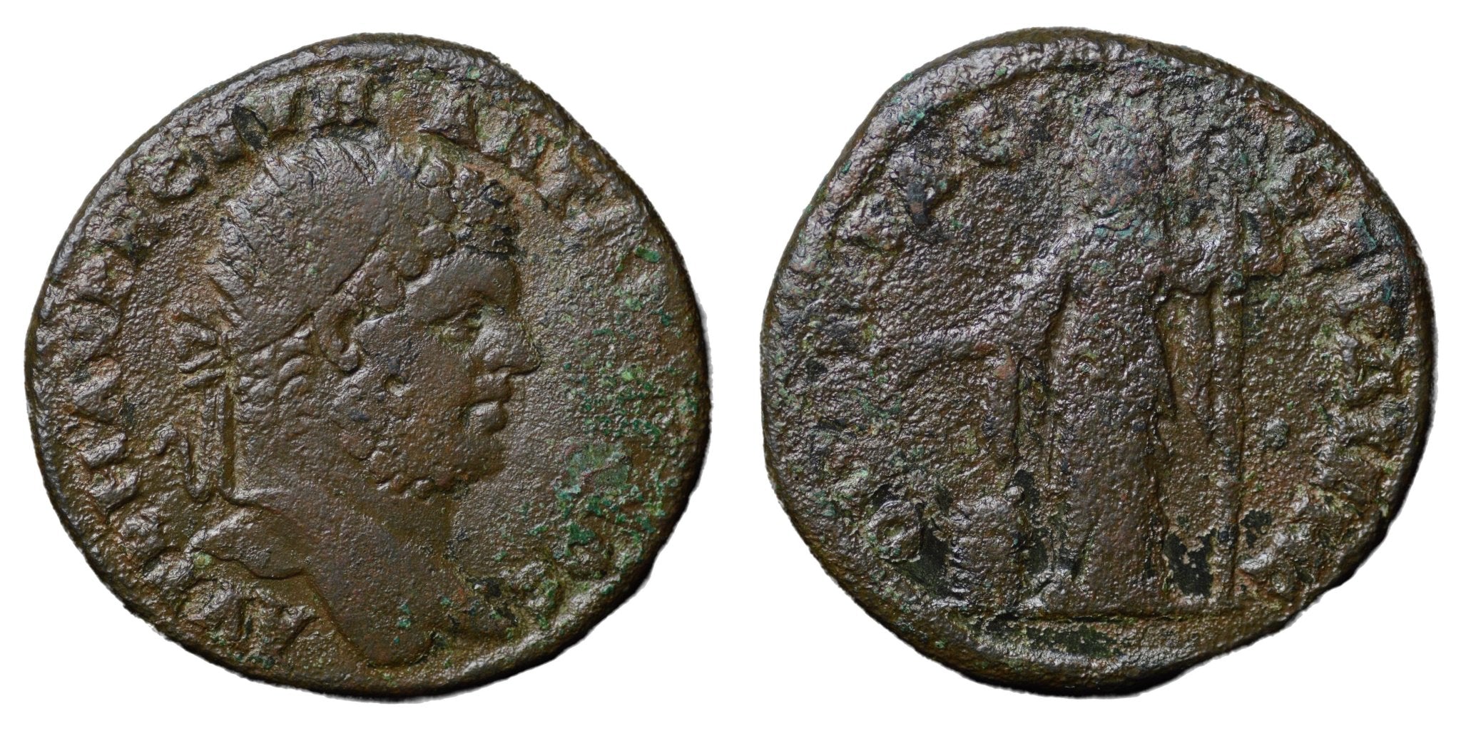 Caracalla 198-217AD AE As Rome. - Premium Ancient Coins - As