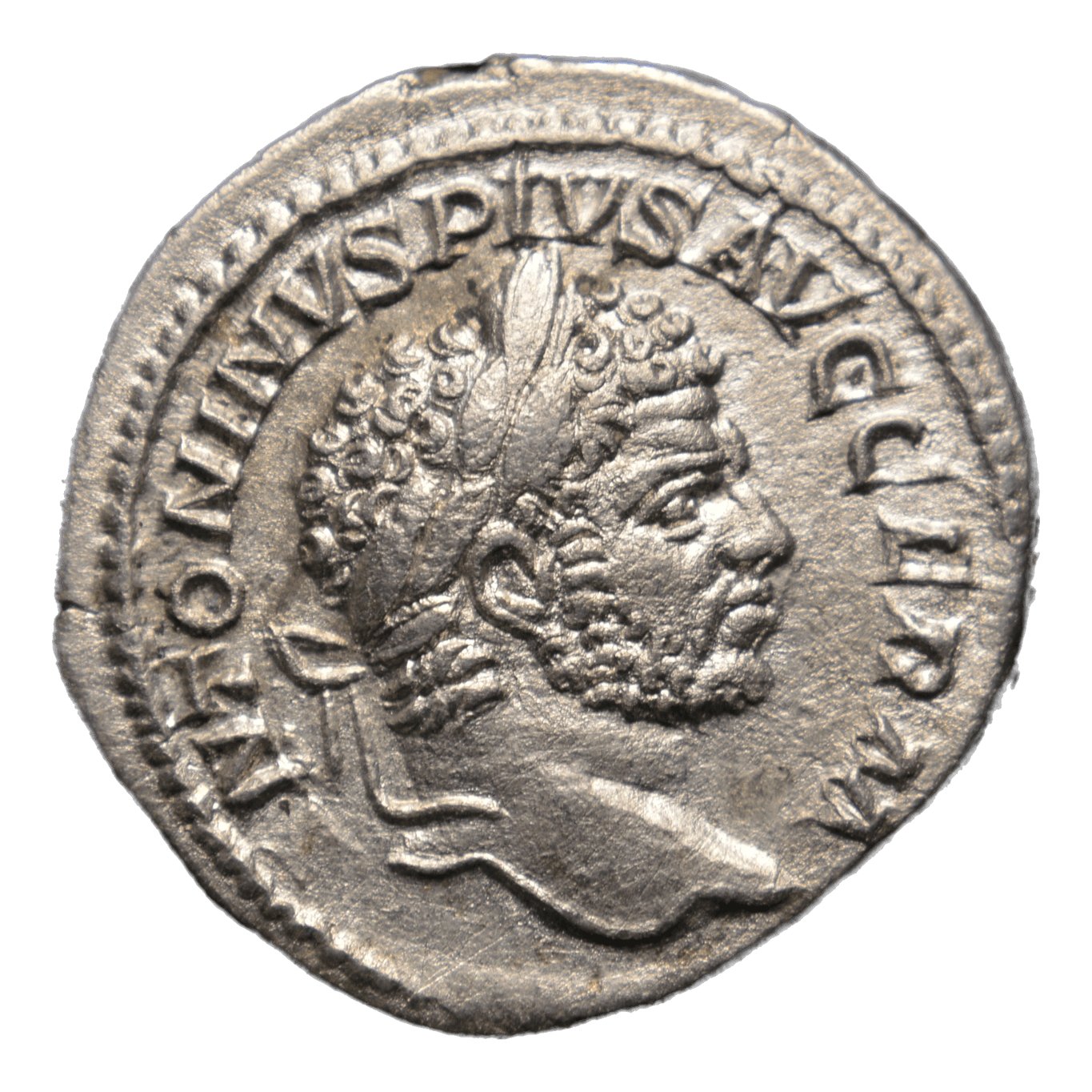 Caracalla 198-217AD denarius For Sale. Apollo