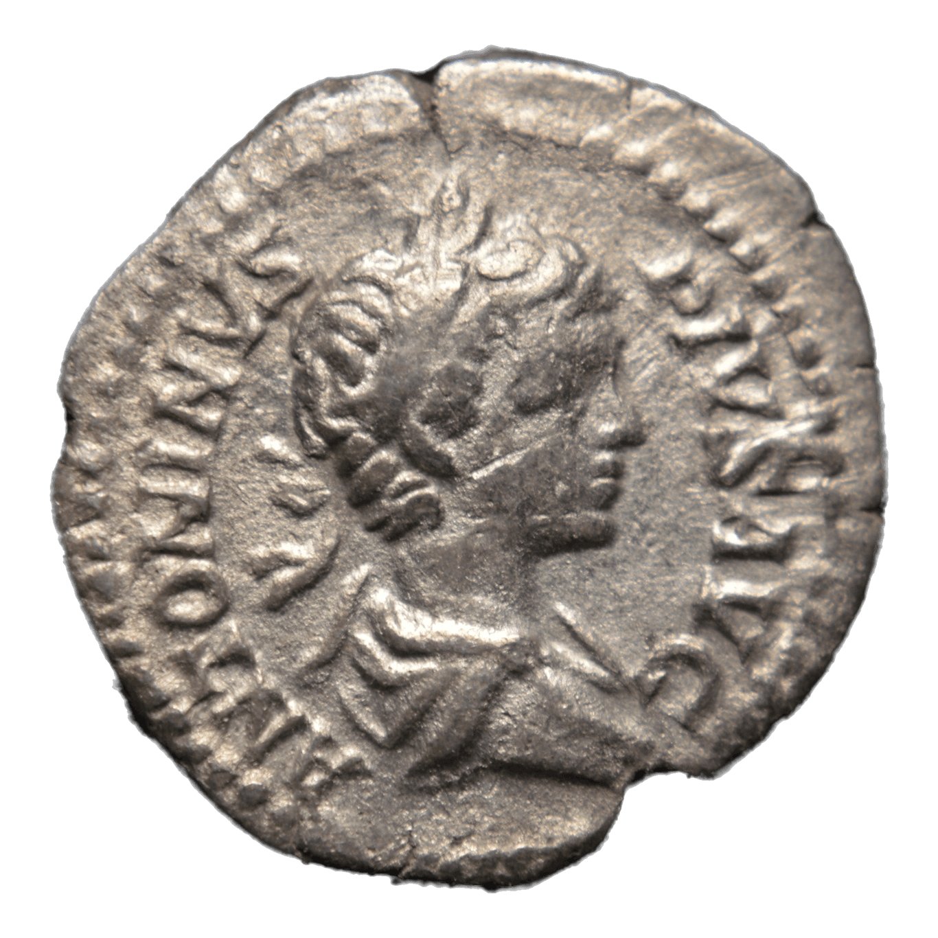 Caracalla 198-217AD AR Denarius Rome. Dea Caelestis on Lion - Premium Ancient Coins - denarius