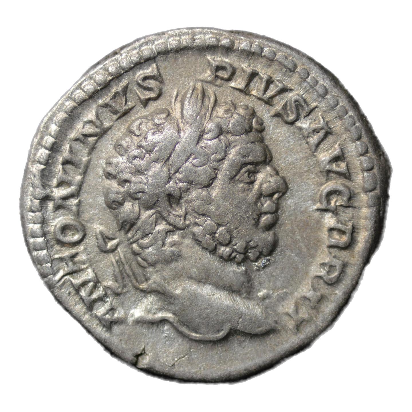 Caracalla 198-217AD AR Denarius Rome. Mars - Premium Ancient Coins - denarius