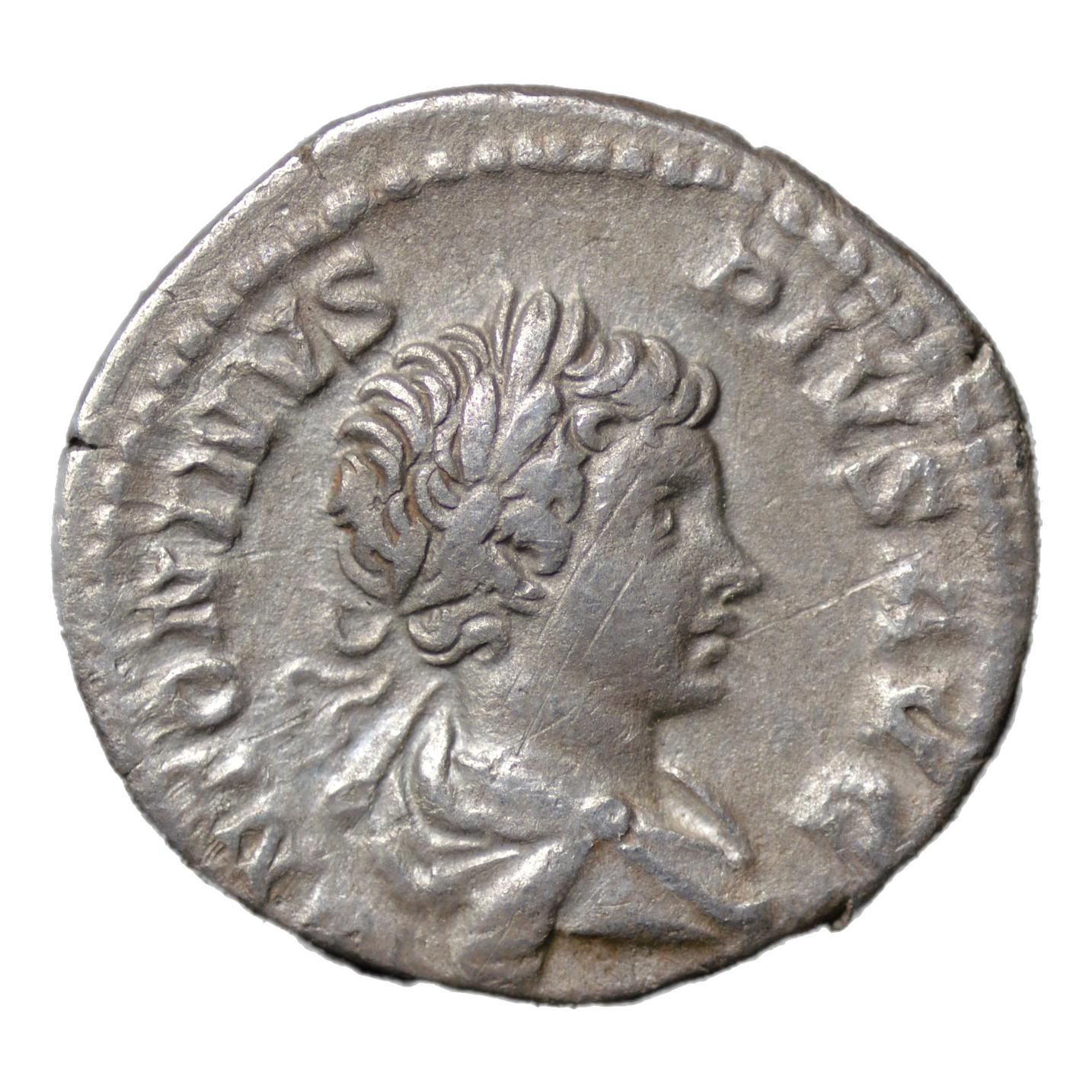 Caracalla 198-217AD AR Denarius Rome. Rector Orbis - Premium Ancient Coins - denarius