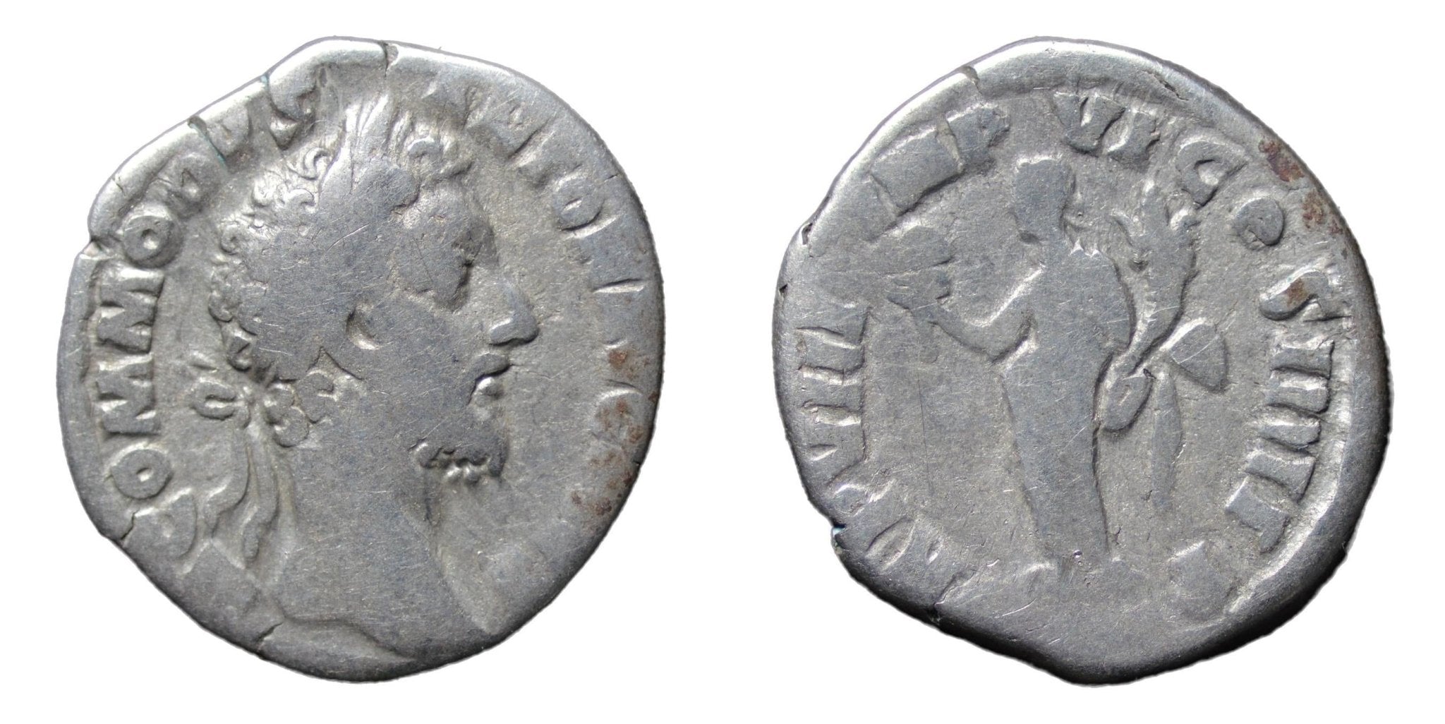 Commodus 177-192AD AR Denarius Rome. Felicitas - Premium Ancient Coins - denarius