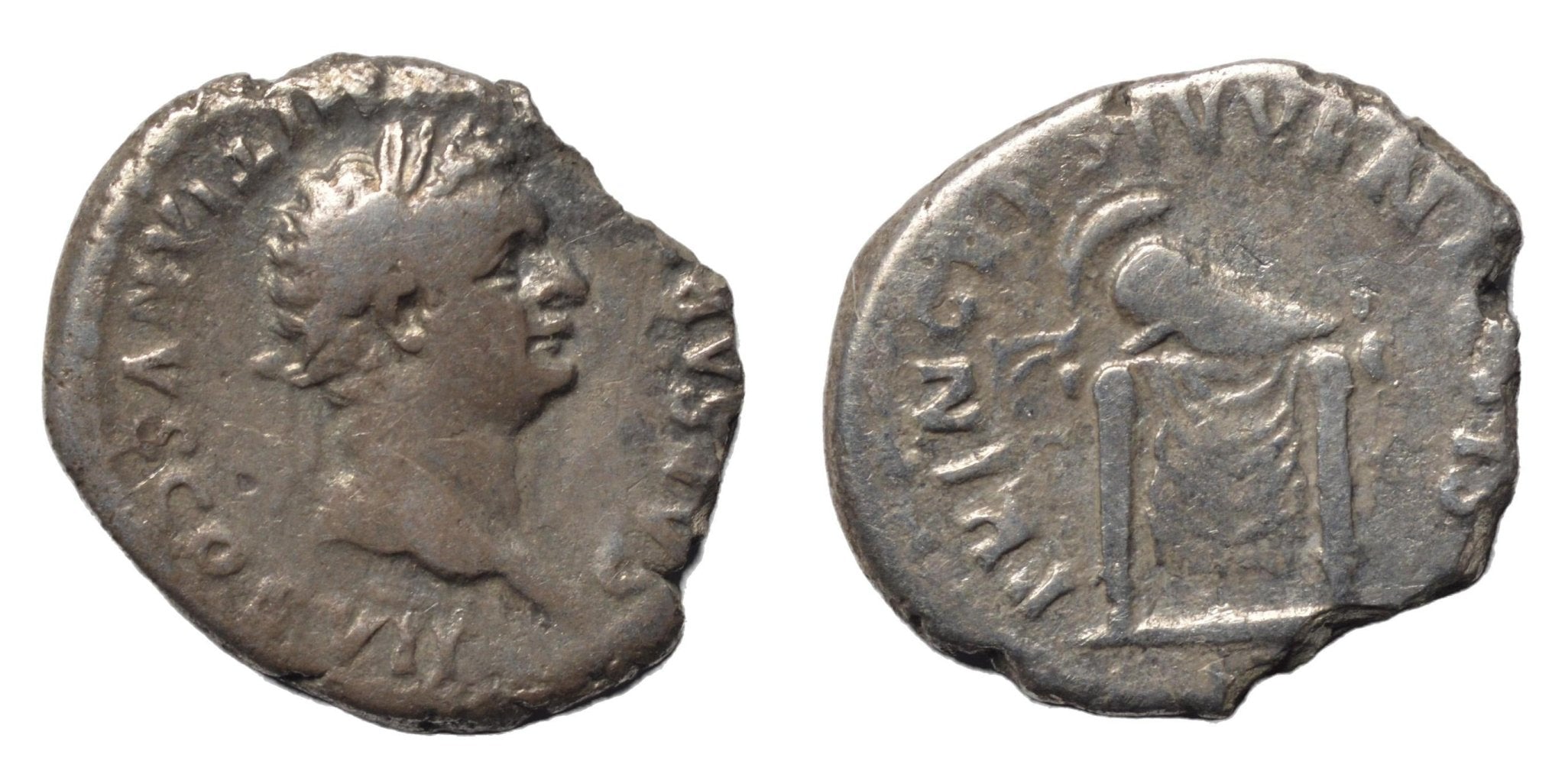 Domitian 81-96AD AR Denarius. Rome. Priceps Juventutis - Premium Ancient Coins - denarius