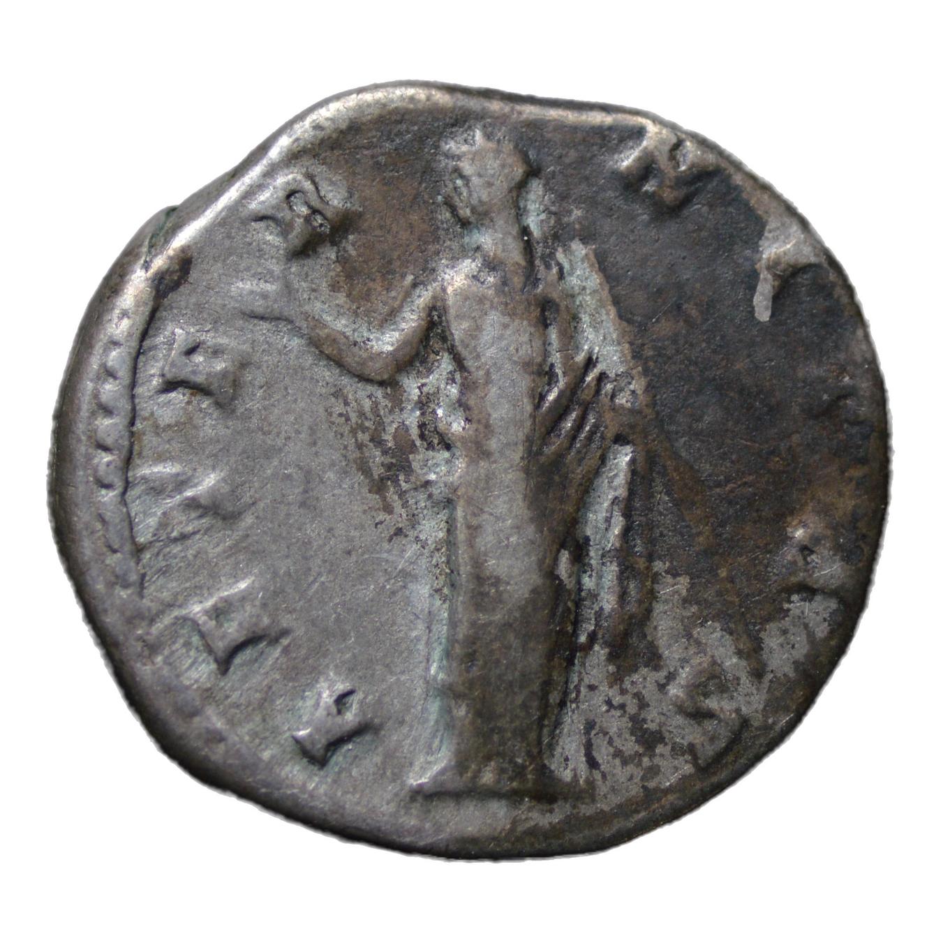 Faustina I 139-141AD. AR Denarius. Rome. Juno - Premium Ancient Coins - denarius