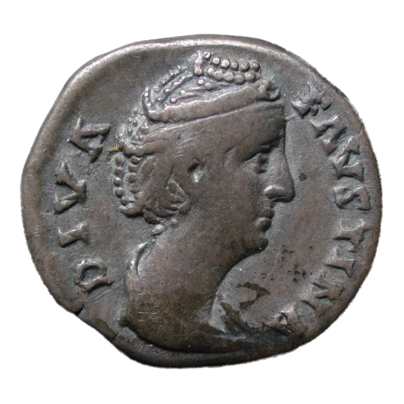 Faustina I 139-141AD. AR Denarius. Rome. Juno - Premium Ancient Coins - denarius