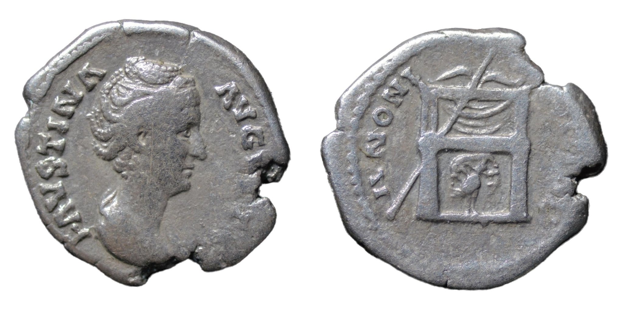 Faustina I 139-141AD. AR Denarius. Rome. Reginae - Premium Ancient Coins - denarius