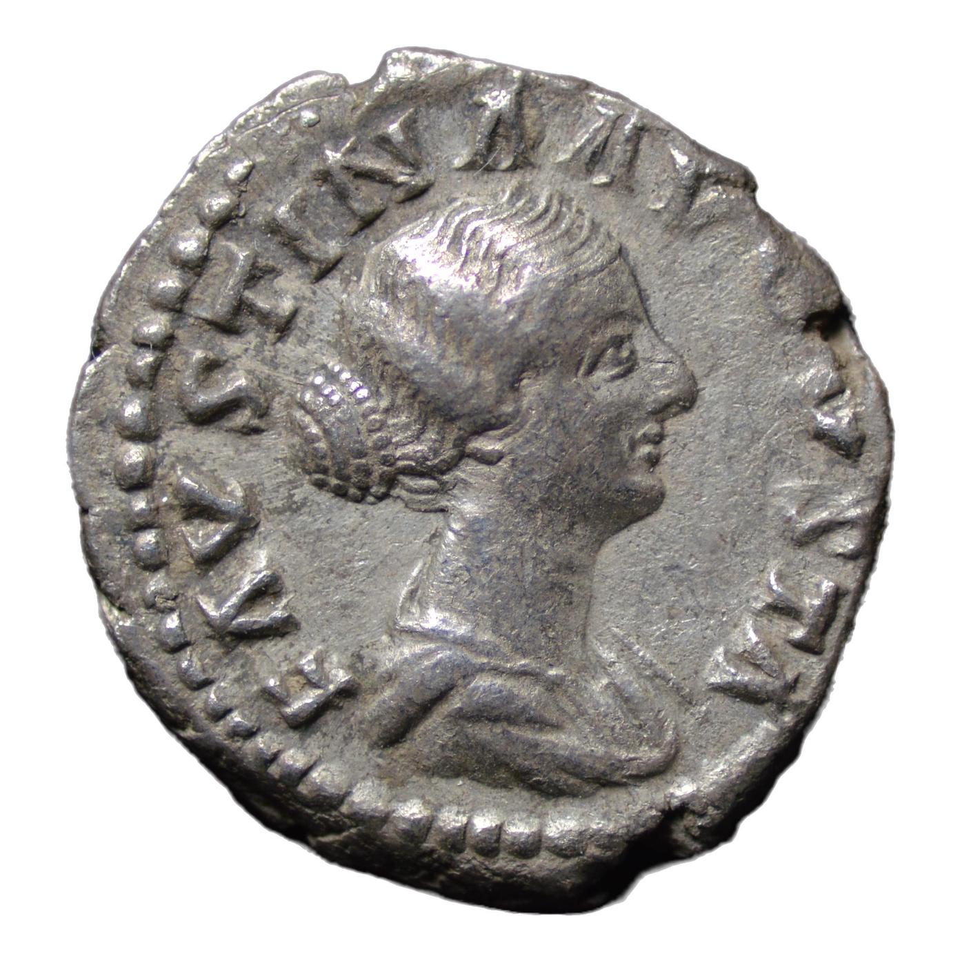 Faustina II 161-175AD AR Denarius Rome. Fecunditas - Premium Ancient Coins - denarius