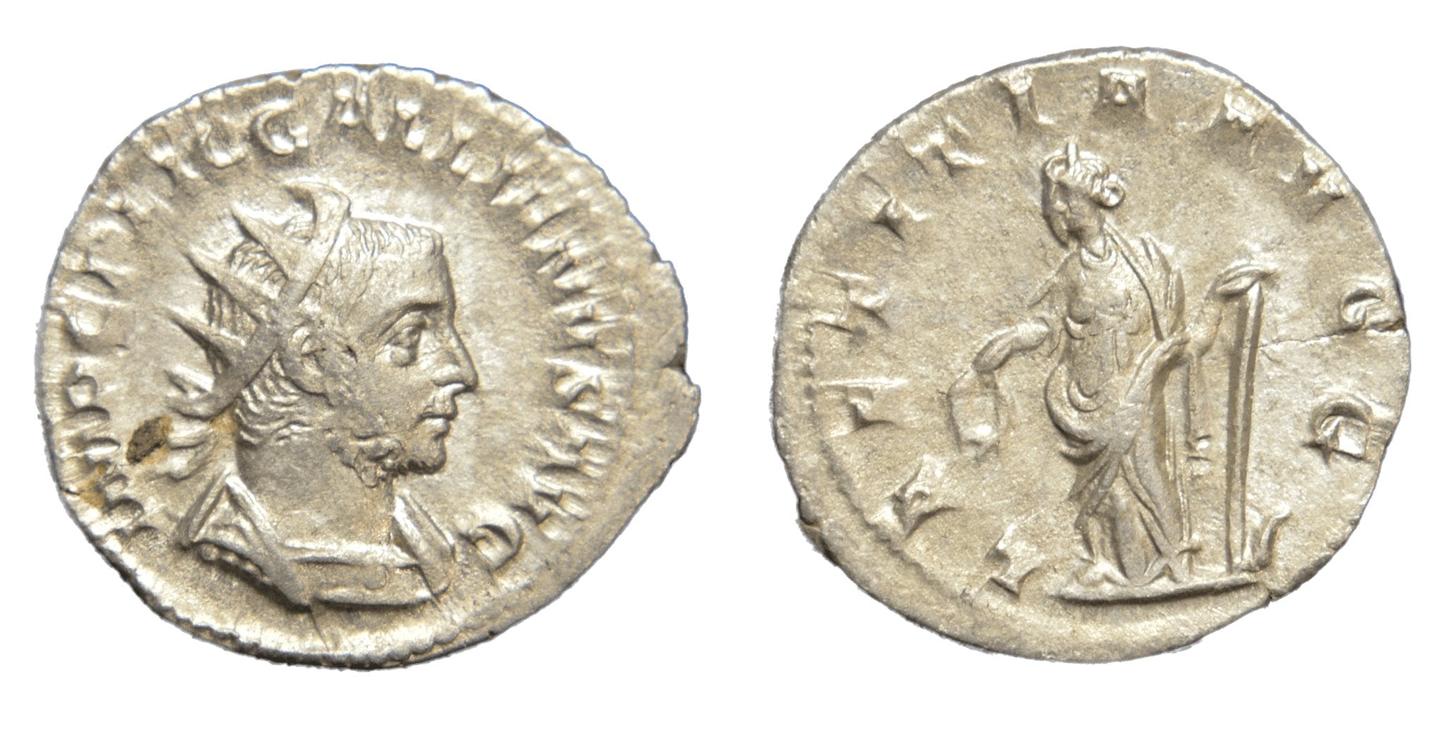 Gallienus 253-268AD AR Antoninianus Rome. Laetitia - Premium Ancient Coins - Antoninianus