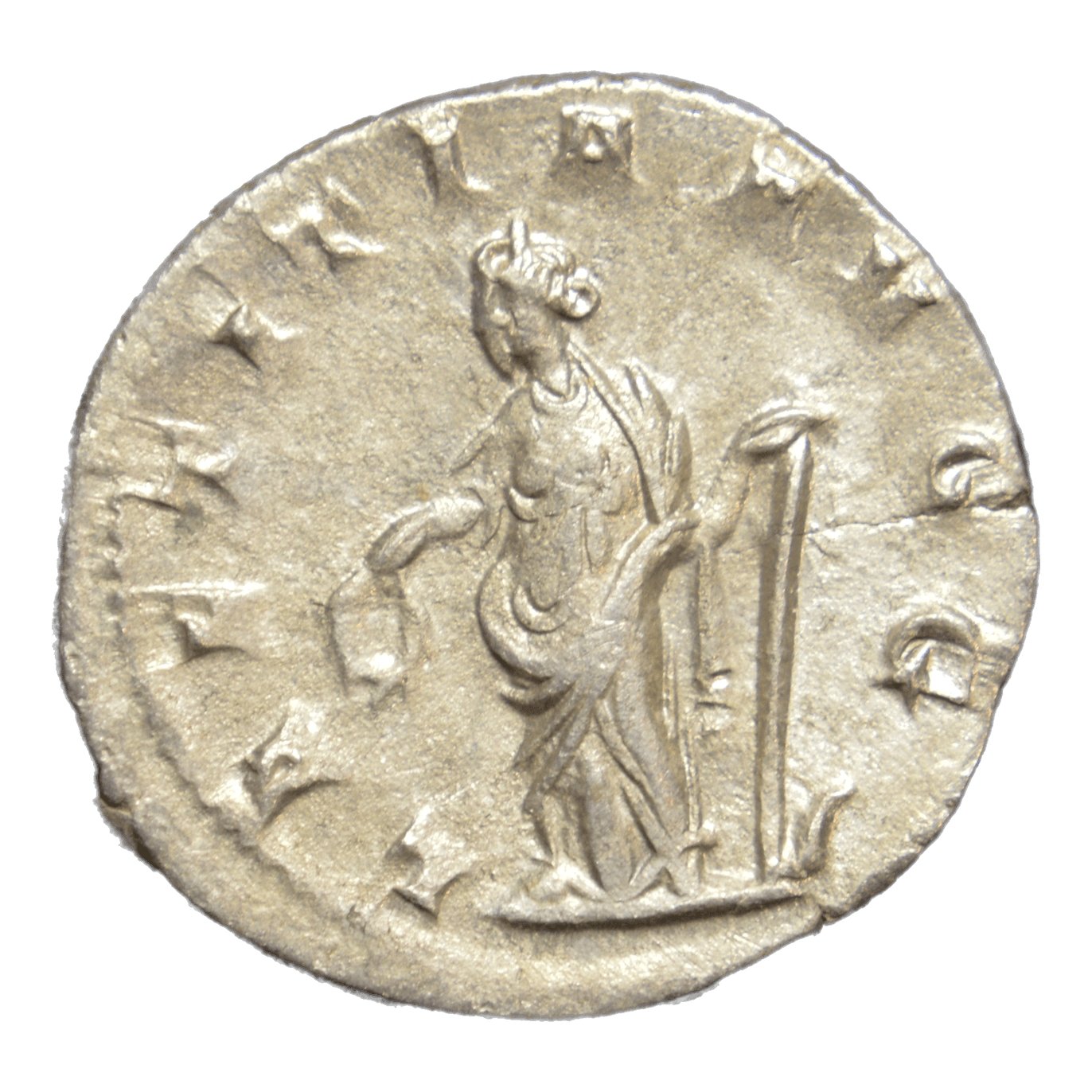 Gallienus 253-268AD AR Antoninianus Rome. Laetitia - Premium Ancient Coins - Antoninianus
