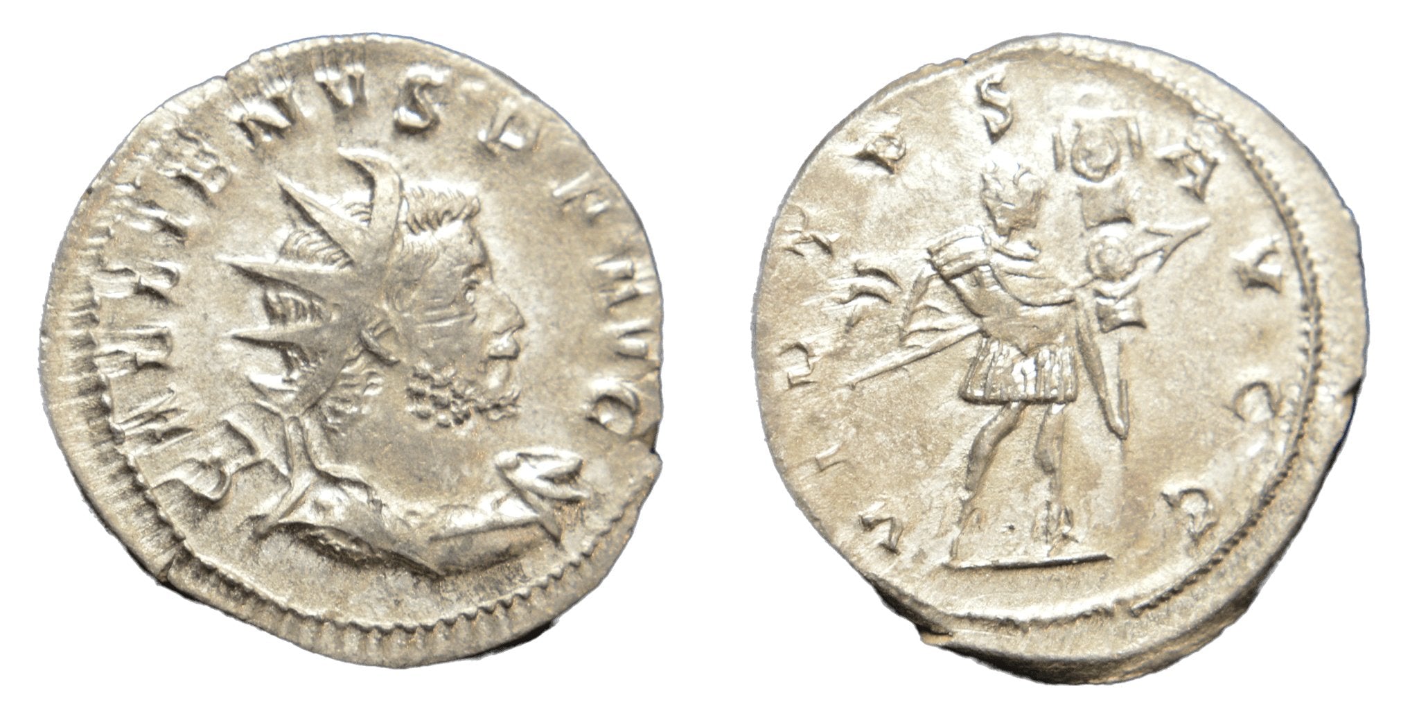 Gallienus 253-268AD AR Antoninianus Rome. VIRTVS - Premium Ancient Coins - Antoninianus