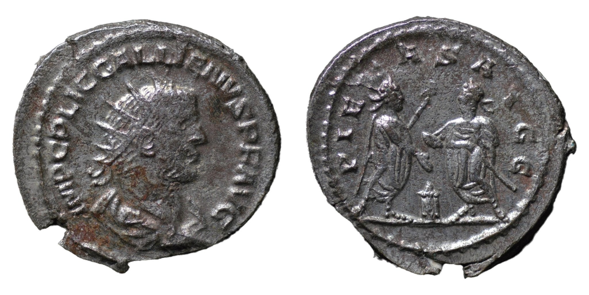 Gallienus 253-268AD AR Antoninianus. Valerian - Premium Ancient Coins - Antoninianus
