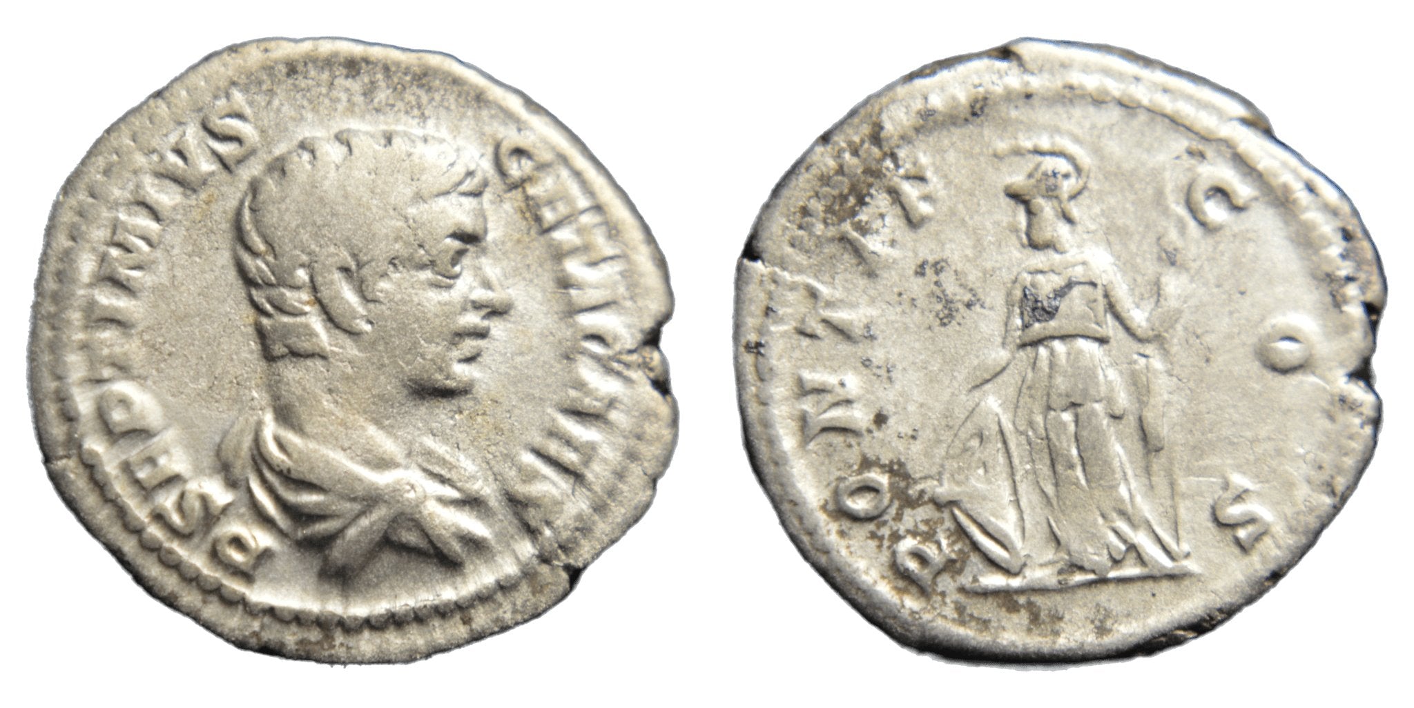 Geta 209-11AD AE Denarius Roman SILVER COIN - Premium Ancient Coins - Denarius