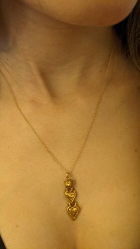 Gold necklace - Ancient Roman gold pendant with new 18ct gold chain. ~200AD - Premium Ancient Coins - Jewellery & Watches > Fine Jewellery > Necklaces & Pendants