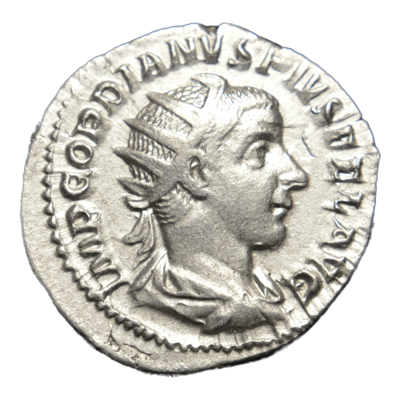 Gordian III 238-244AD AR Antoninianus Roman Silver Coin - AETERNITATI AVG Sol - Premium Ancient Coins - Antoninianus