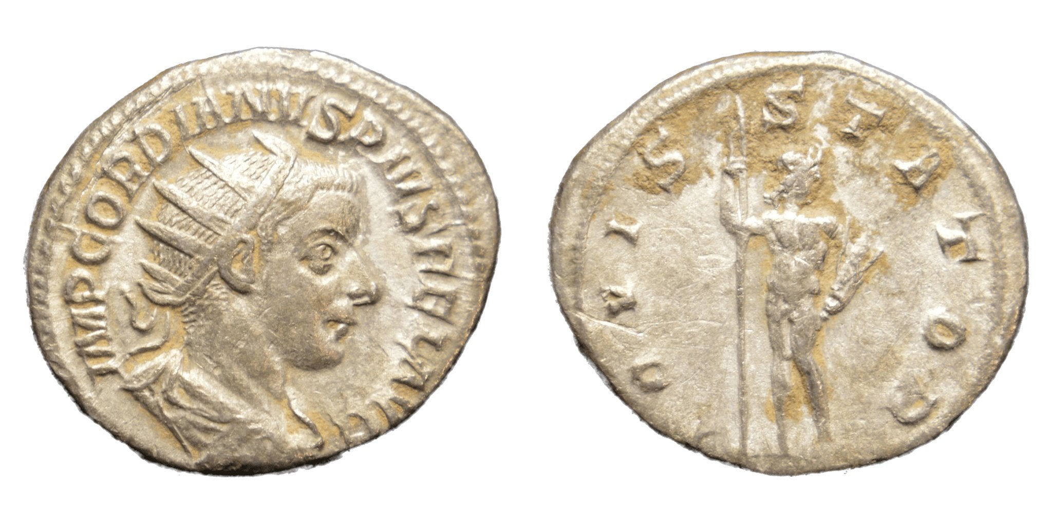 Gordian III 238-244AD AR Antoninianus Roman SILVER COIN - Premium Ancient Coins - Antoninianus