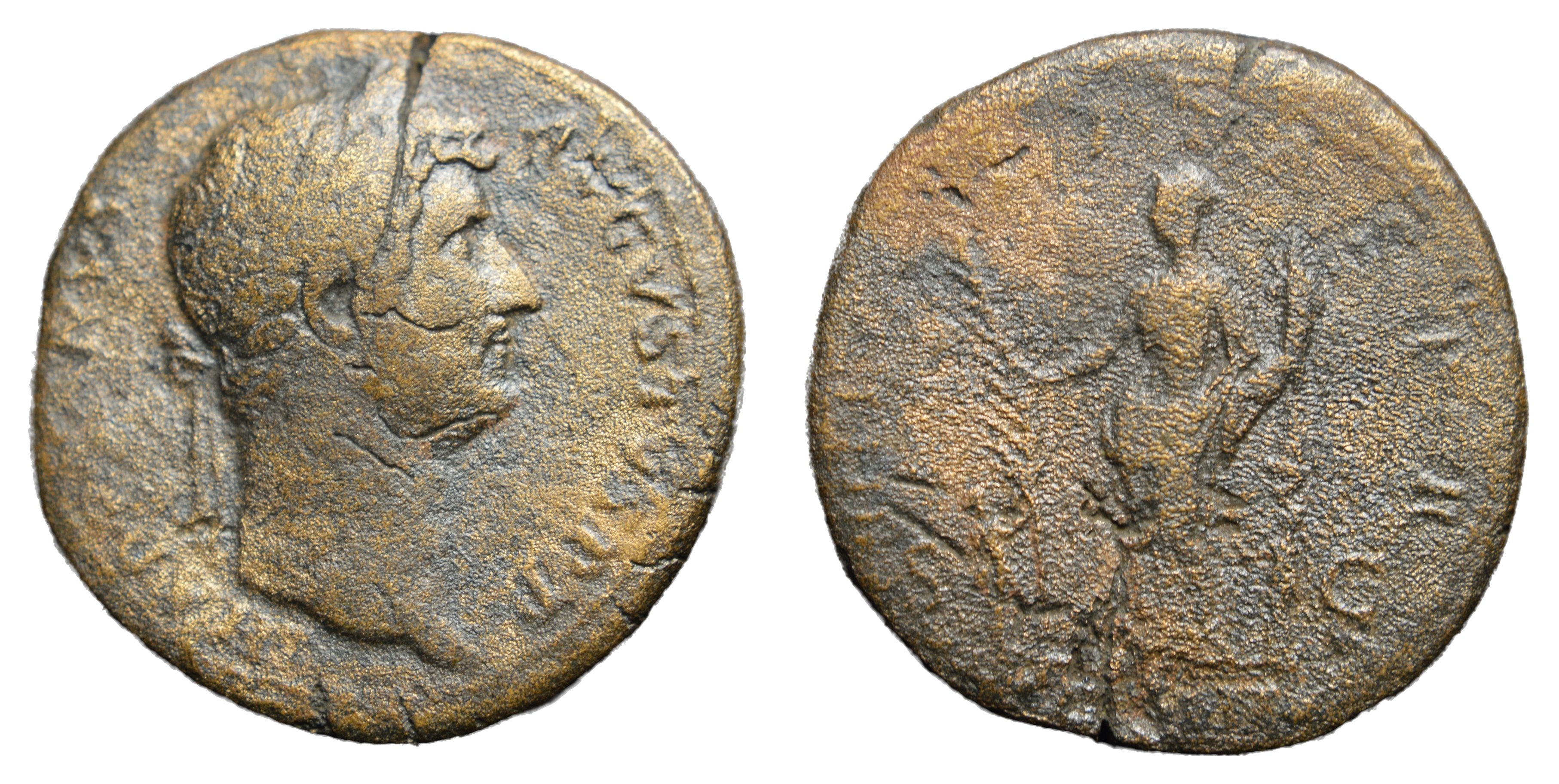 Hadrian 117-138AD AE Sestertius Roman Bronze Coin Hilaritas