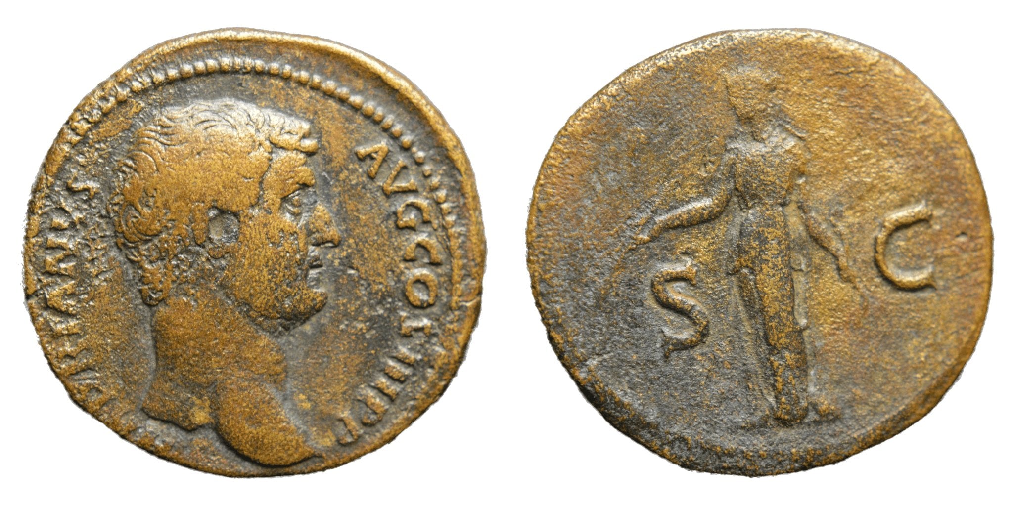 Hadrian 117 138AD Roman Sestertius For Sale