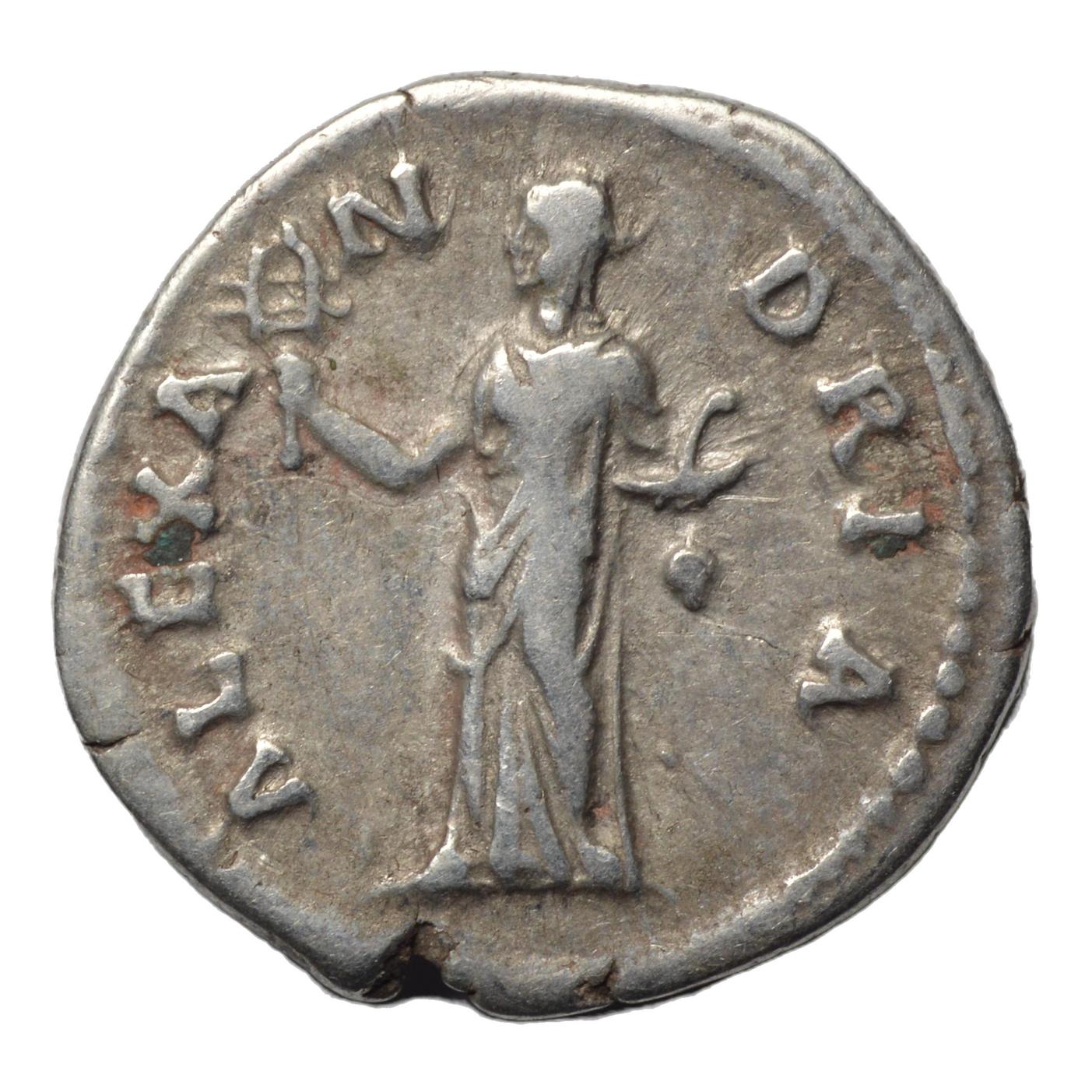 Hadrian 117-138AD AR Denarius. Travel Series Alexandria - Premium Ancient Coins - Denarius