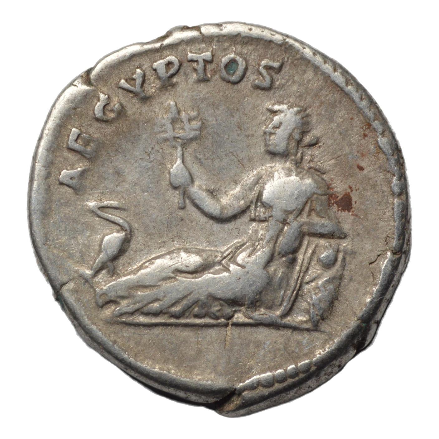 Hadrian 117-138AD AR Denarius. Travel Series. Egypt - Premium Ancient Coins - Denarius