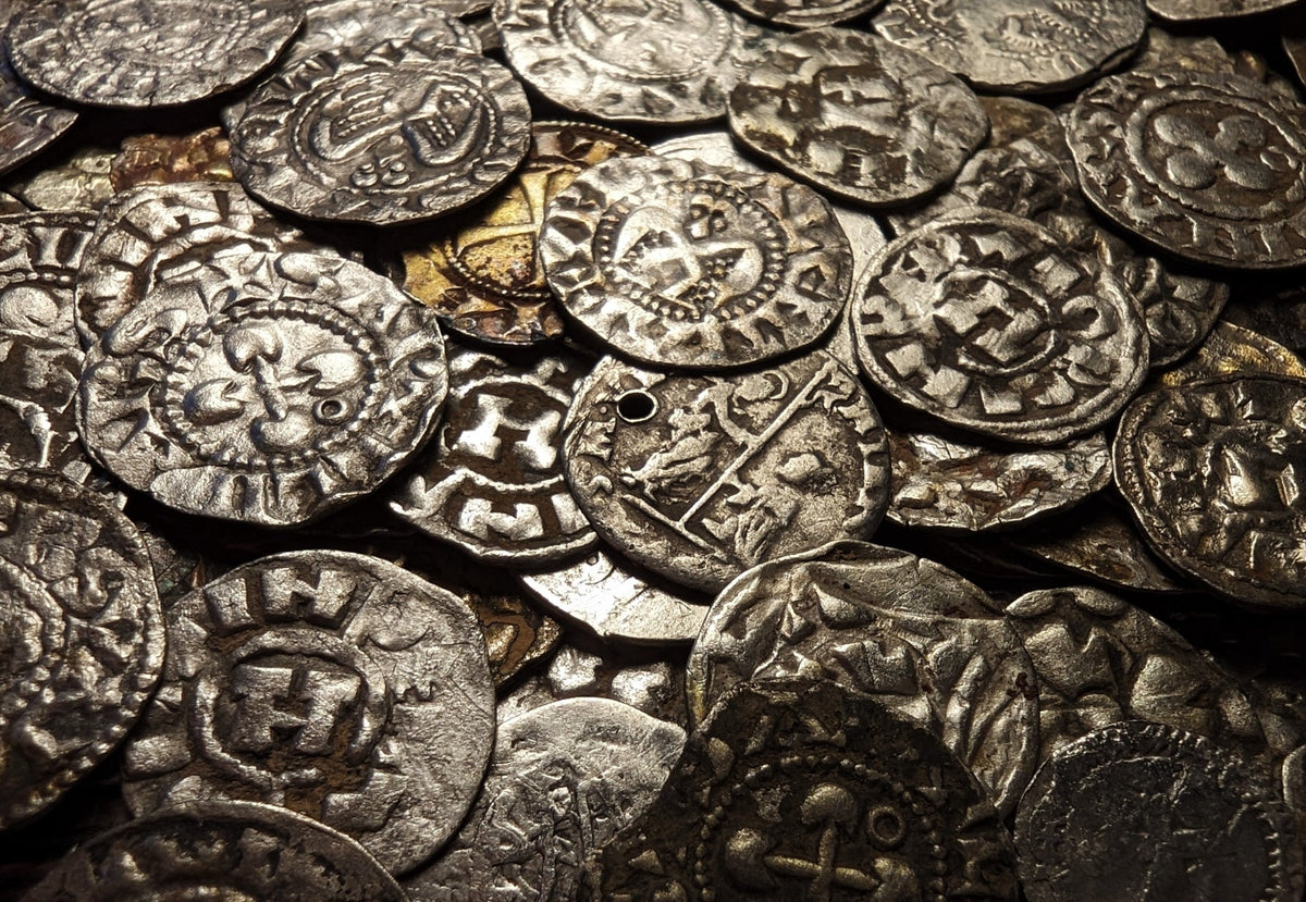 Rusty Coin Medieval Italy, Crusaders. 3 x Medieval Silver Coins. ~900-1200AD Lucca & Venic