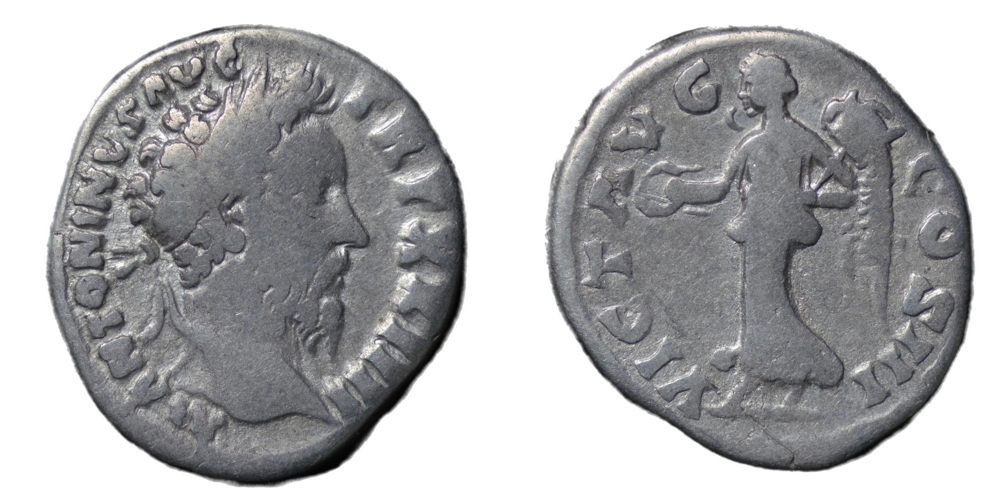 Marcus Aurelius 161-180AD AR Denarius Rome. Victory - Premium Ancient Coins - denarius