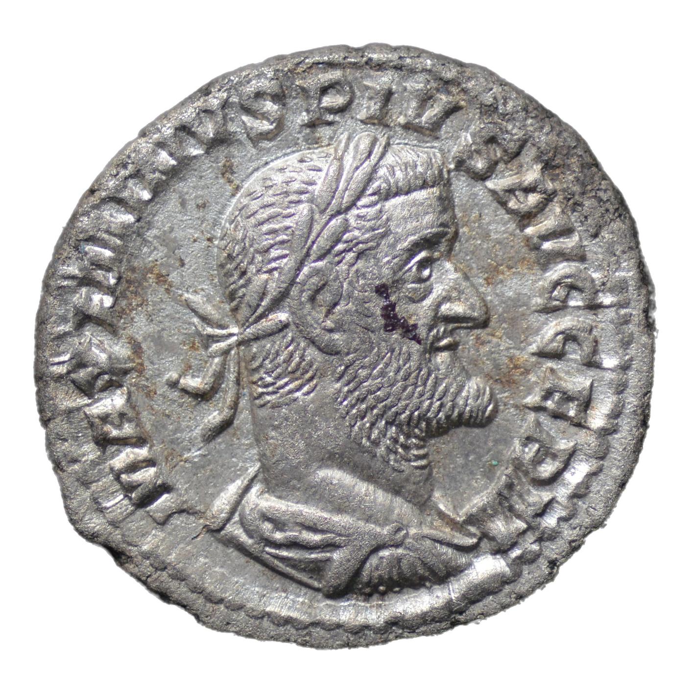 Maximinus 235-236AD. AR Denarius Rome. Fides - Premium Ancient Coins - denarius
