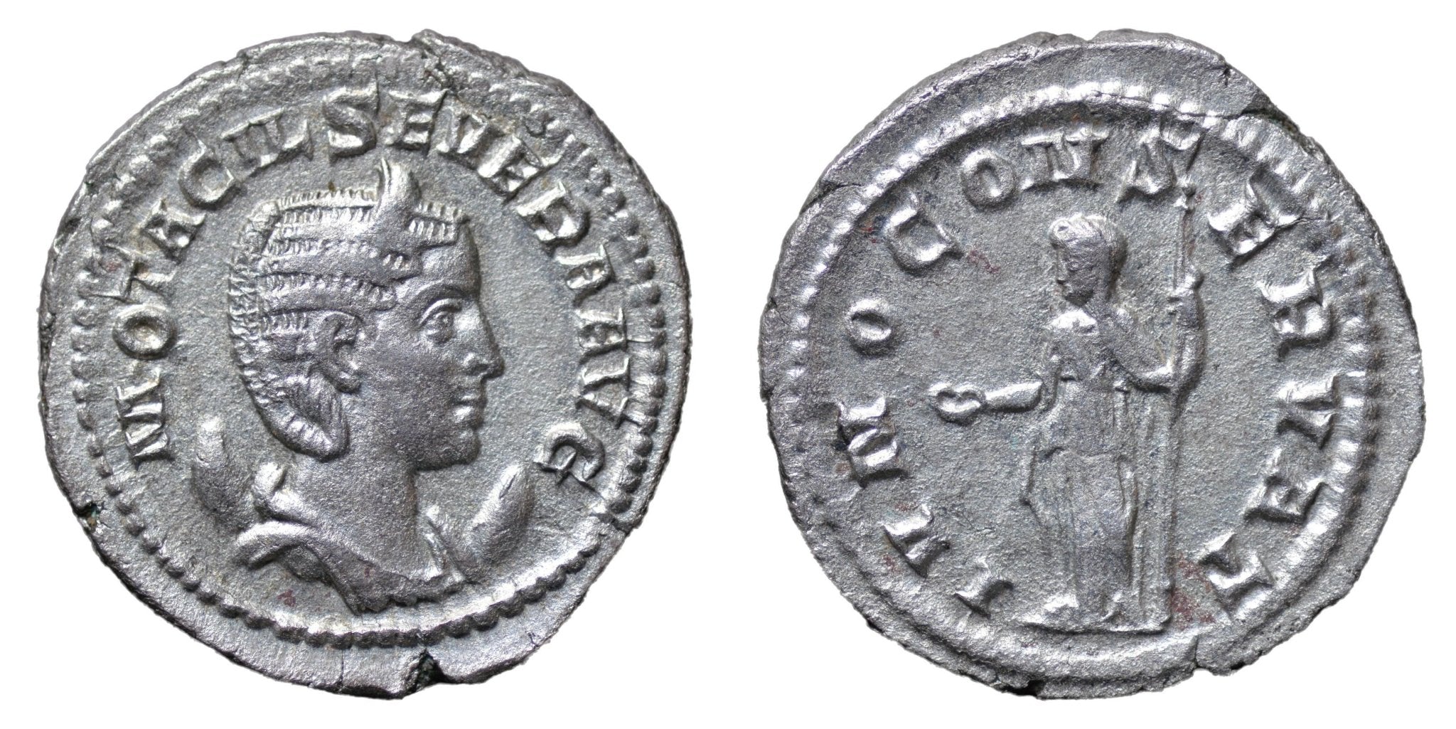 Otacilia Severa 246-248AD AR Antoninianus Rome. Juno - Premium Ancient Coins - denarius